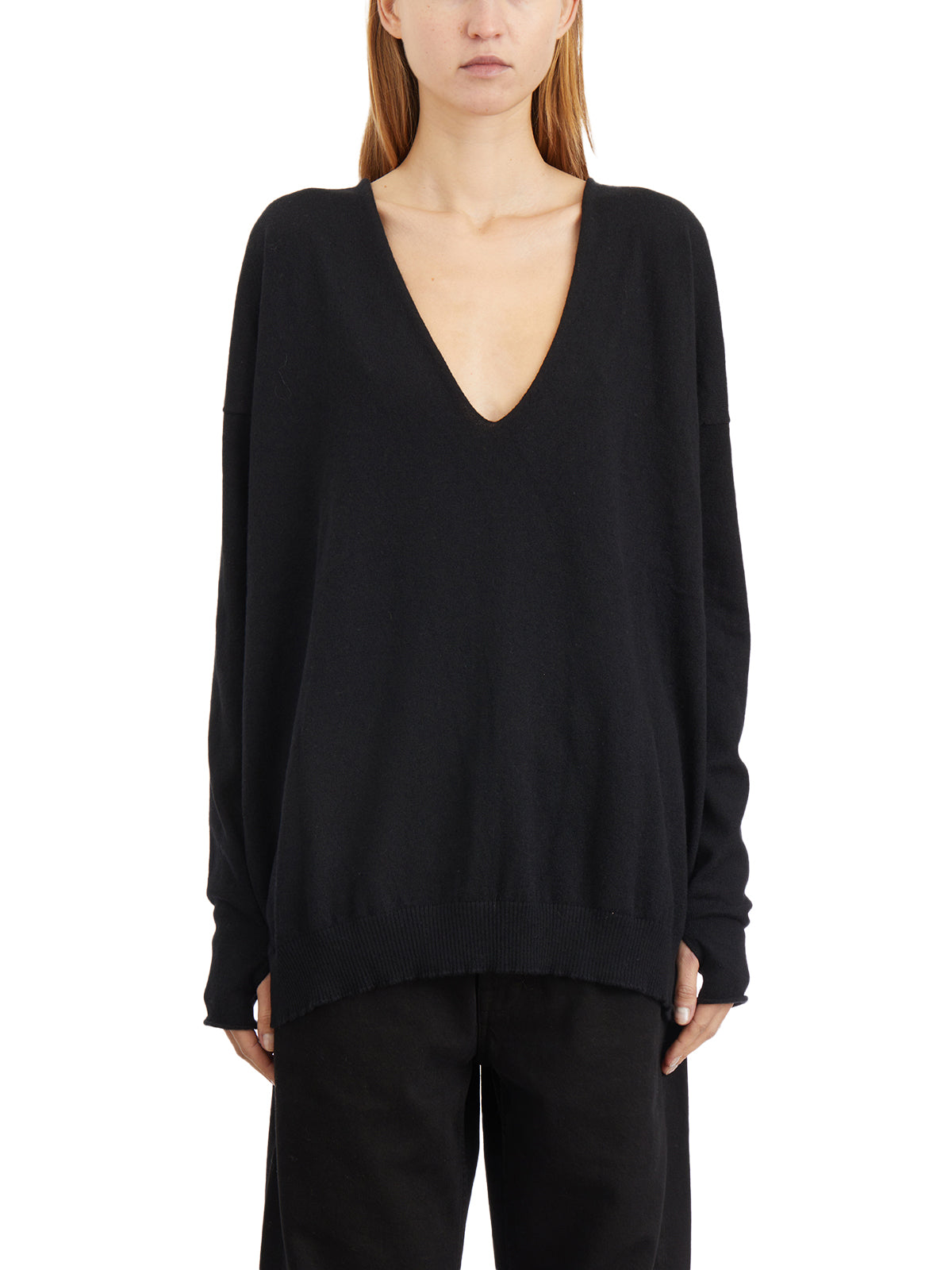 ISABEL BENENATO Cashmere V Neck Sweater