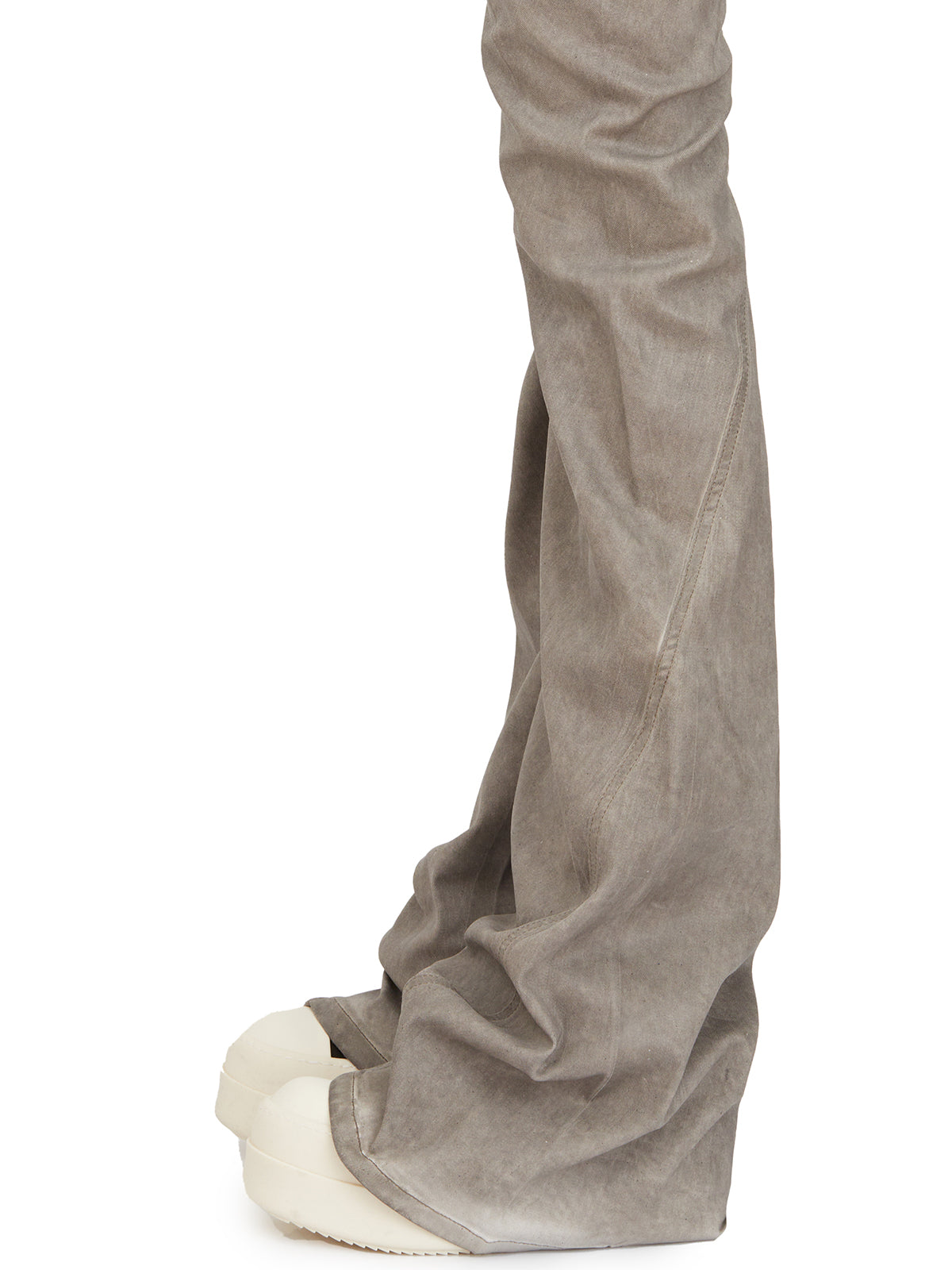 RICK OWENS Women's Denim Bias Bootcut Pants