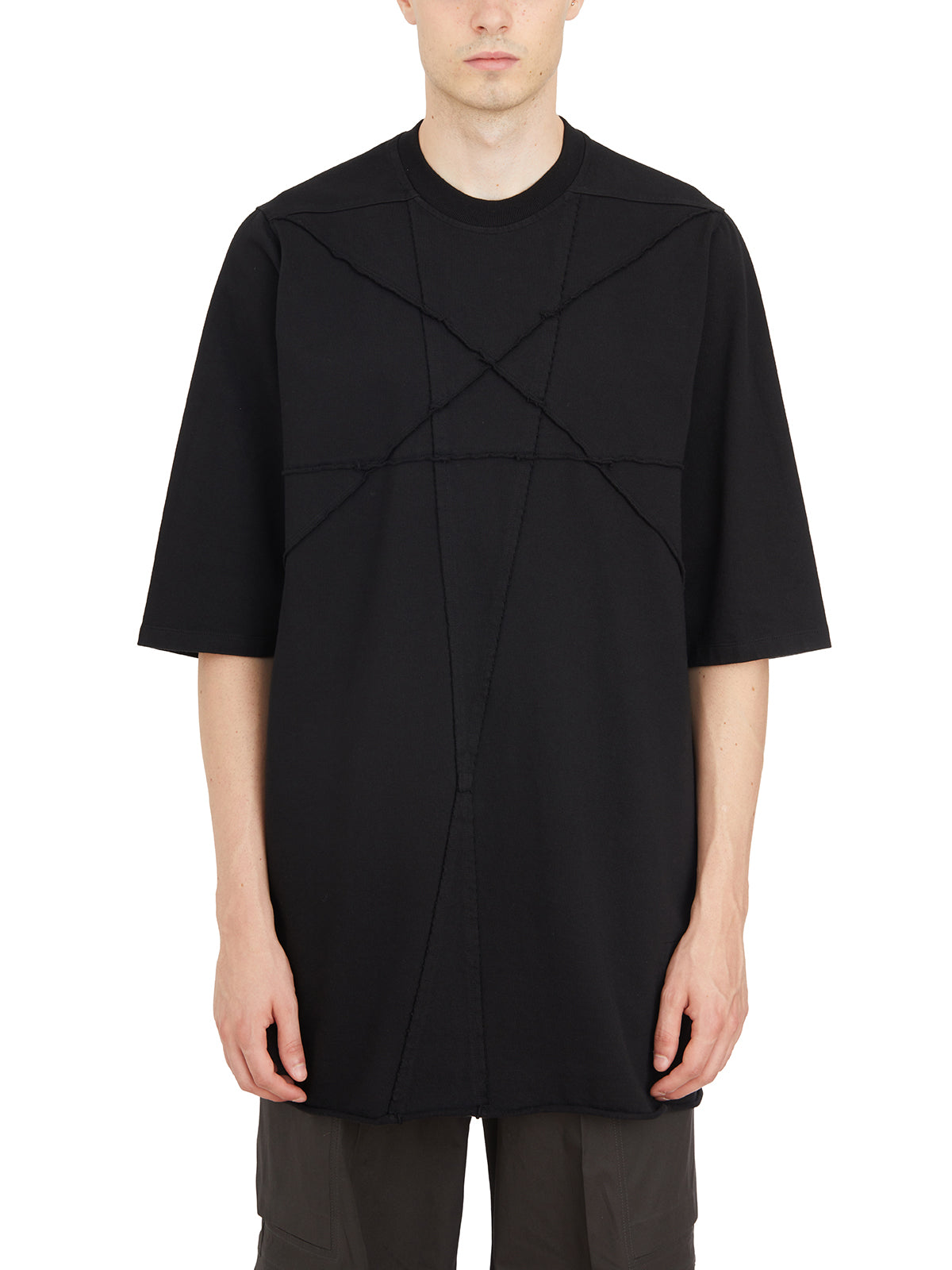 RICK OWENS Oversized Short Sleeve T-Shirt - Size S