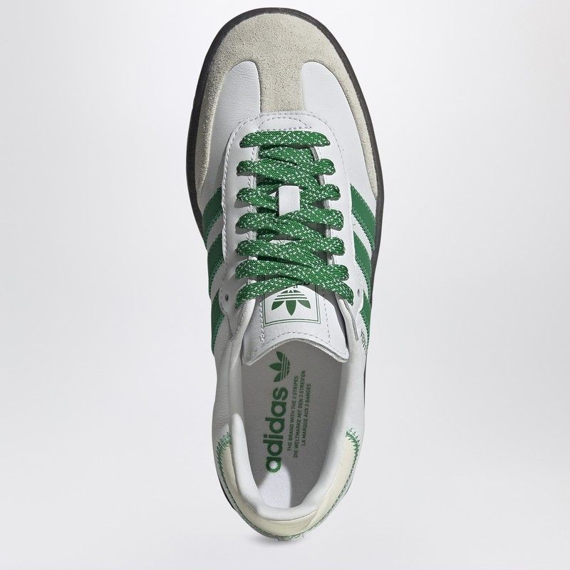 ADIDAS ORIGINALS Samba White/Green Mini Sneakers for Women