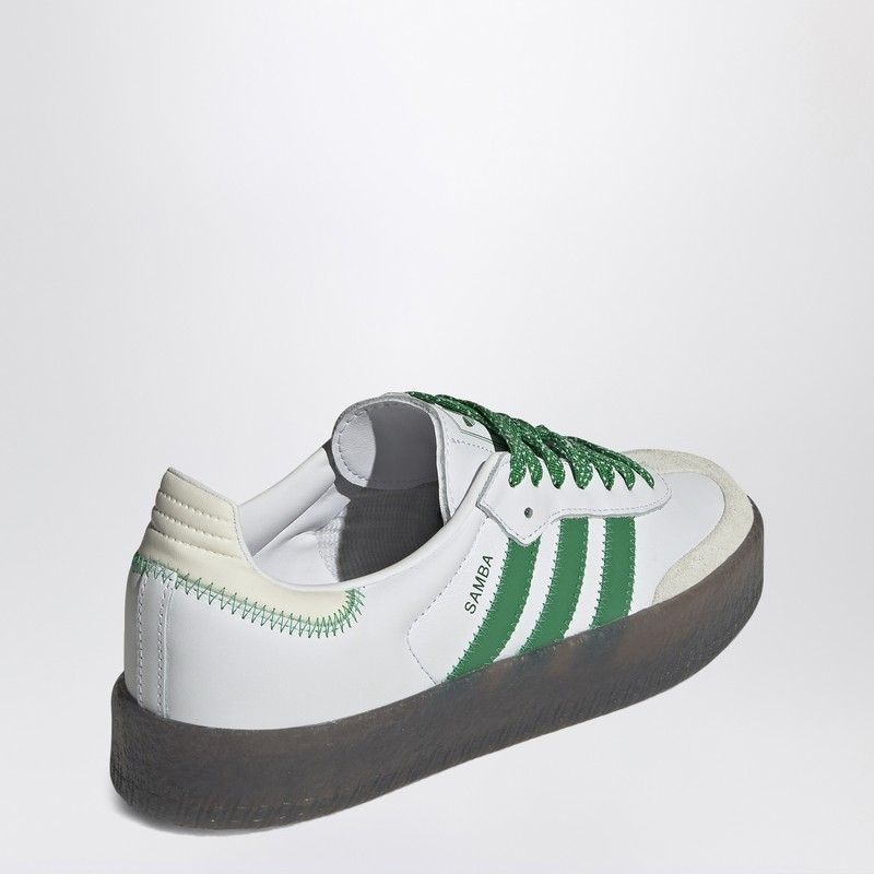 ADIDAS ORIGINALS Samba White/Green Mini Sneakers for Women