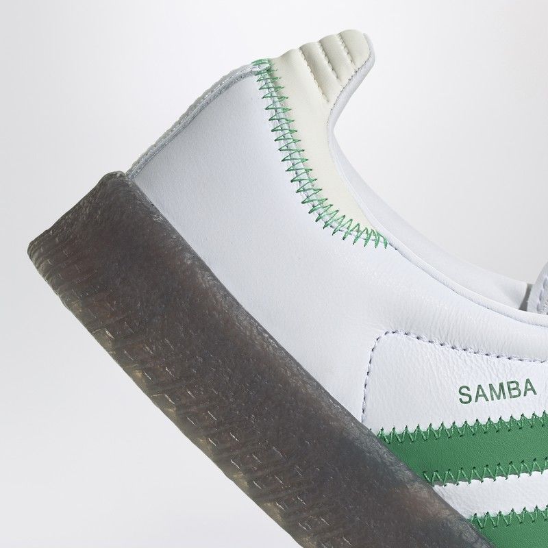 ADIDAS ORIGINALS Samba White/Green Mini Sneakers for Women