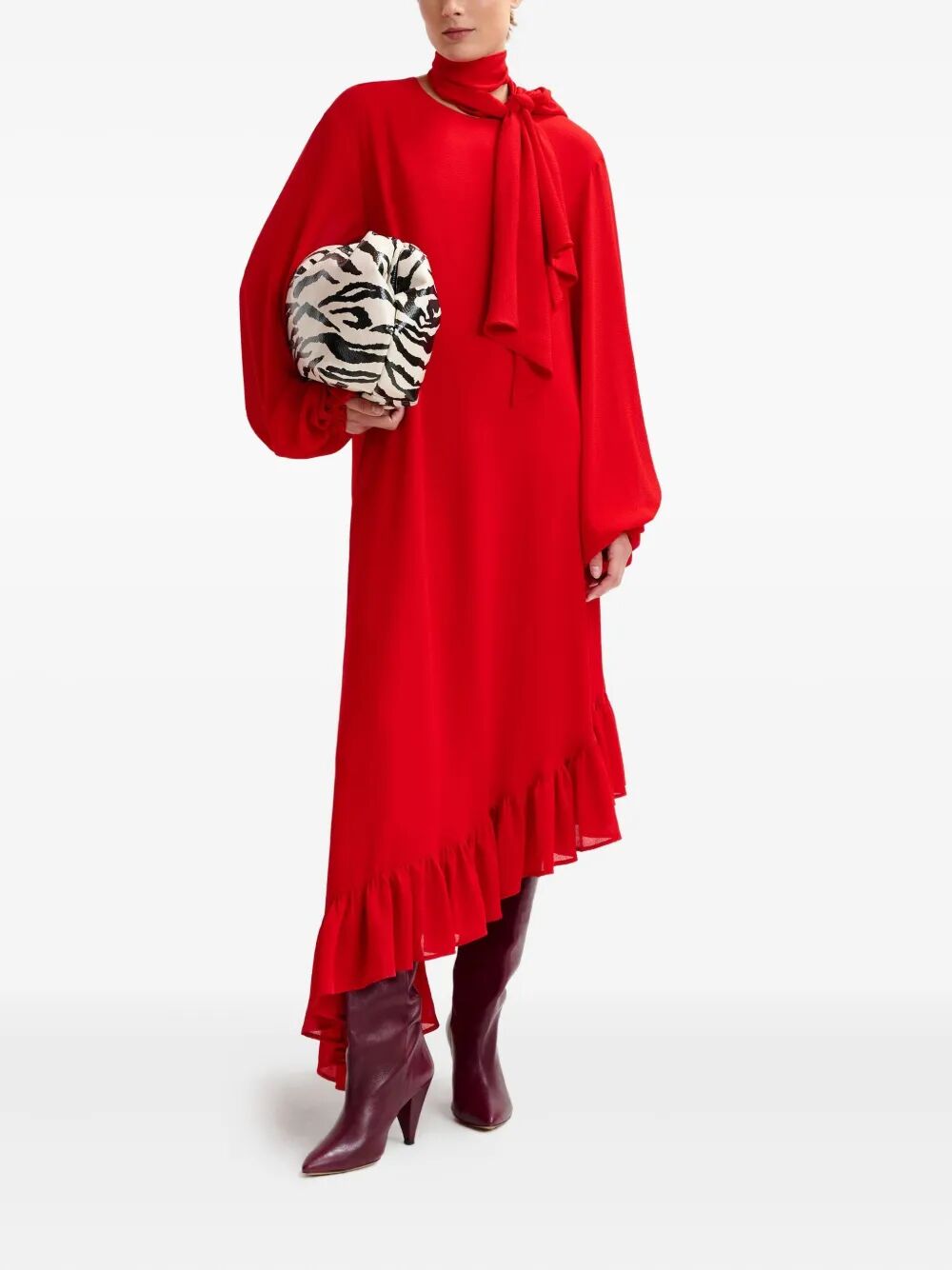 ESSENTIEL ANTWERP Mini Pussy Bow Tie Dress