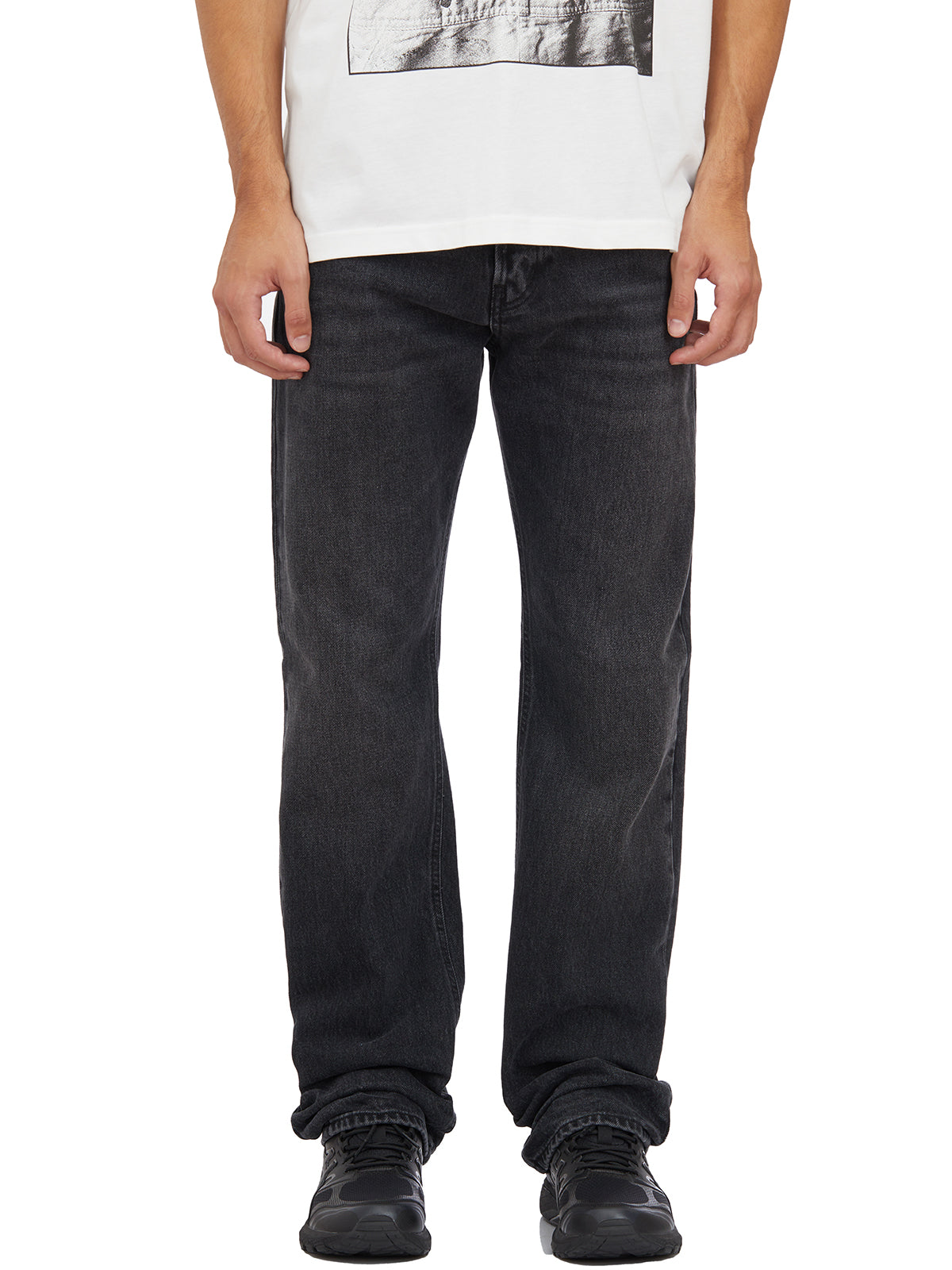 HAIKURE Vintage Black Jeans for Men - Size 31