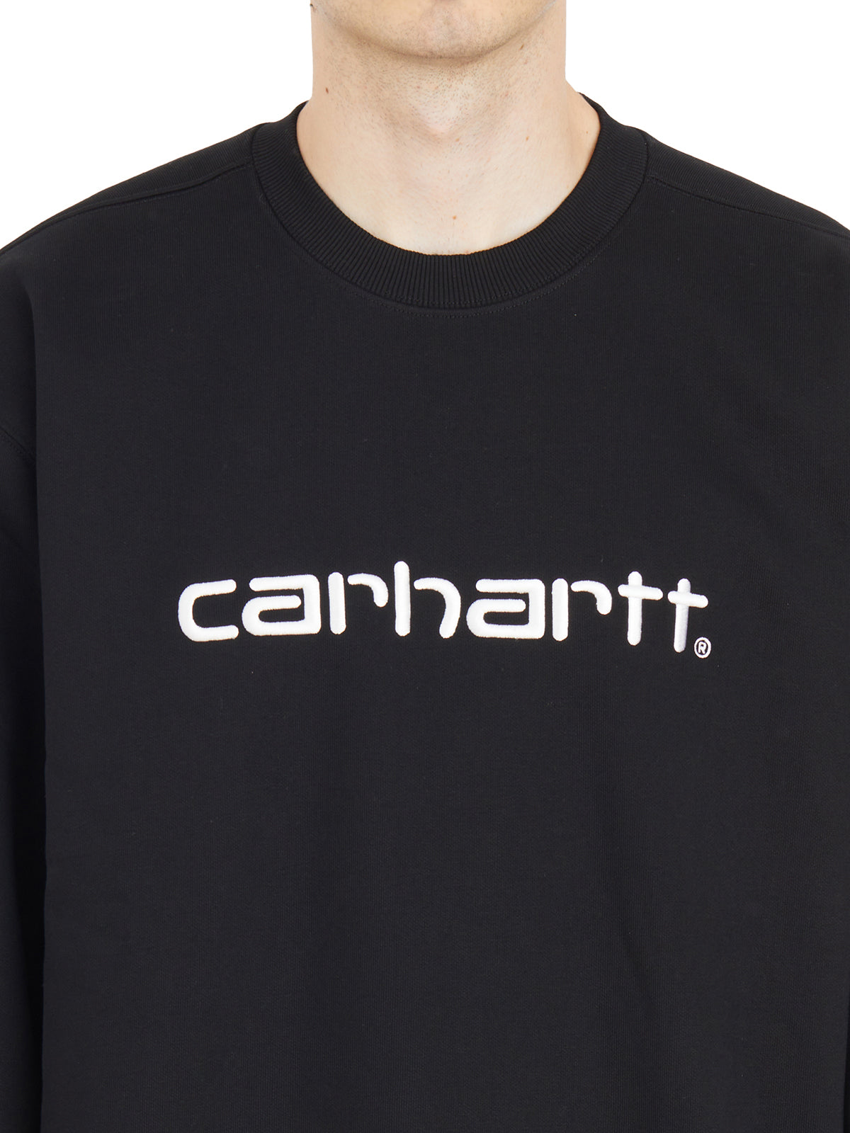 CARHARTT WIP Men's Logo Embroidered Loose Fit Sweatshirt - Size M
