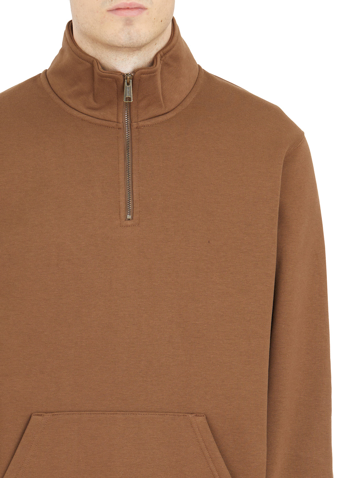 CARHARTT WIP Men's Regular Fit Mini Zip Sweatshirt