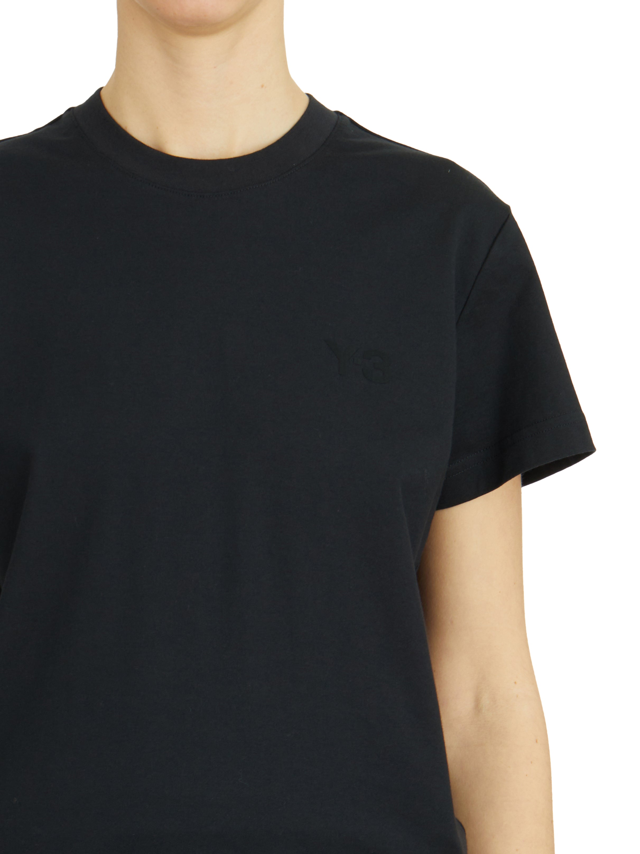 Y-3 Basic Logo Round Neck T-Shirt - Size S