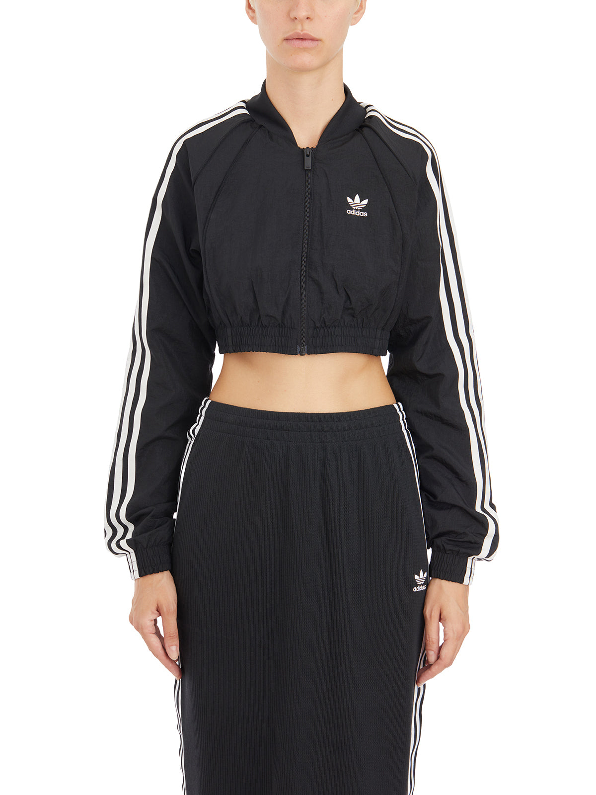 ADIDAS ORIGINALS Women's Slim Fit Cropped Track Sweatshirt
