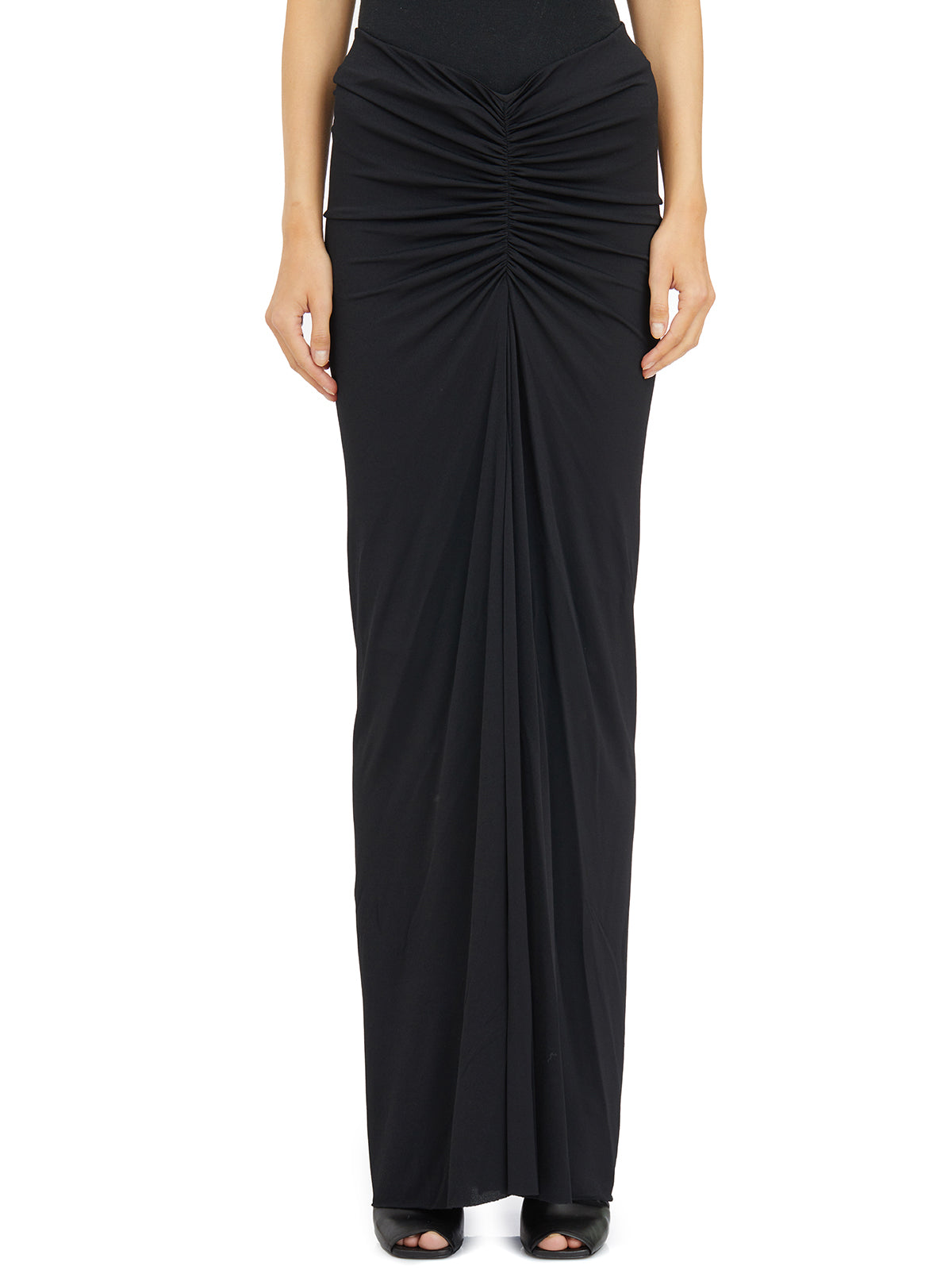 RICKOWENSLILIES High-Waisted Maxi Skirt