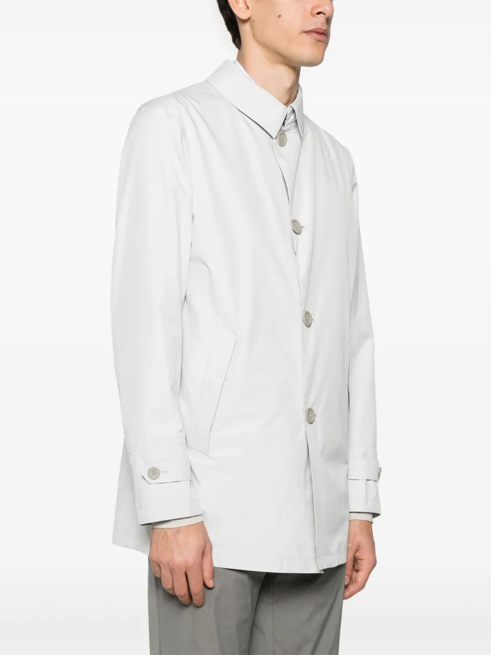 HERNO Men's Woven Raincoat