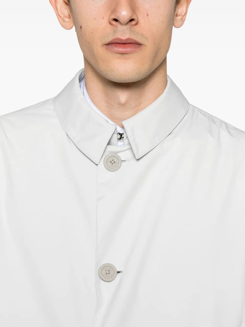 HERNO Men's Woven Raincoat