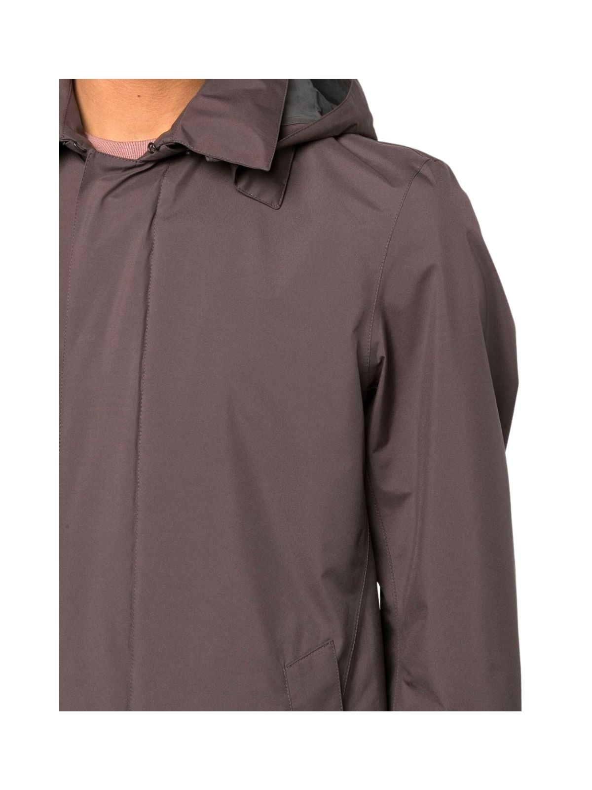 HERNO Men's Detachable Hood Carcoat