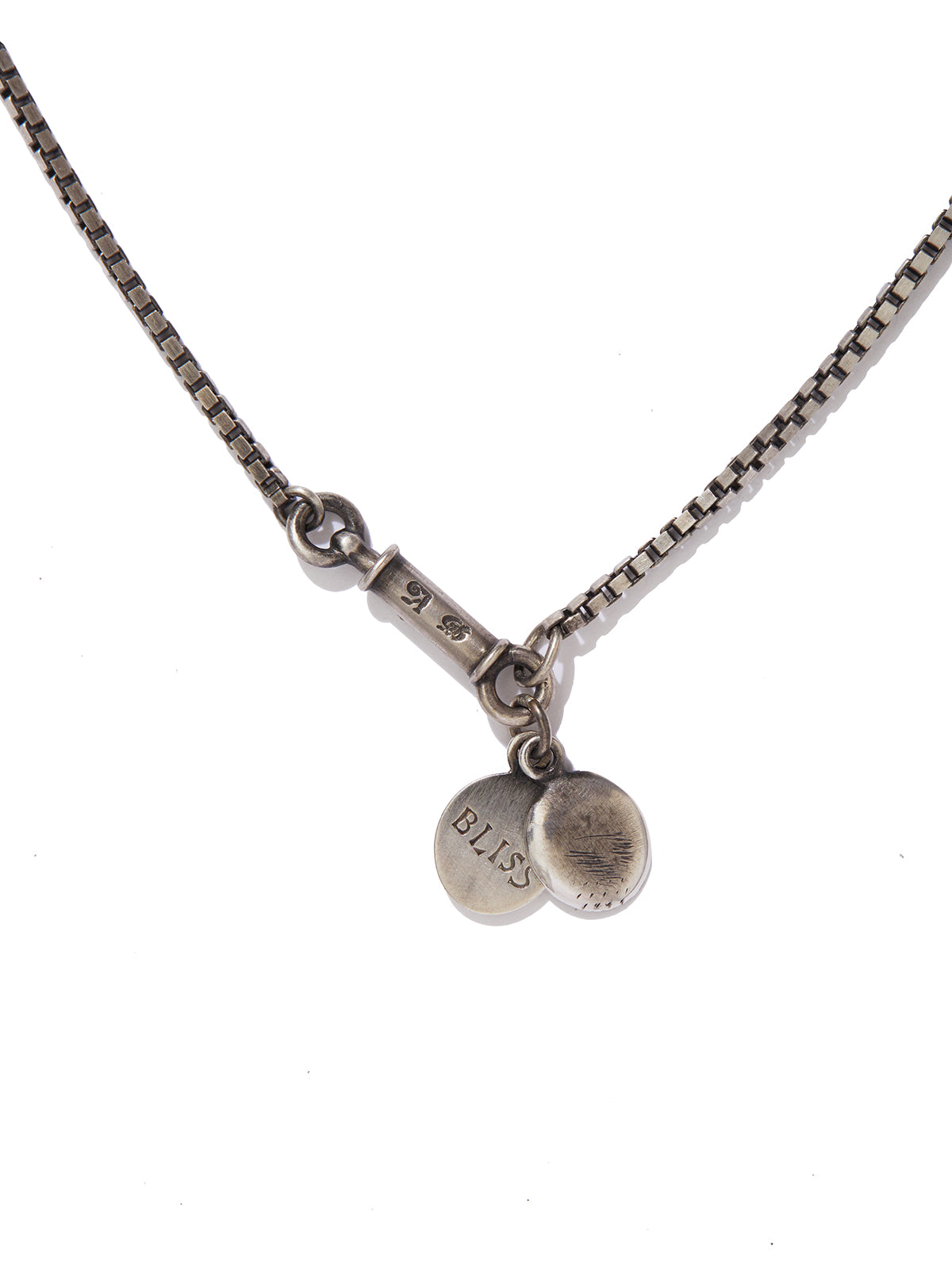 WERKSTATT:MUNCHEN Silver Necklace with Pendant for Men