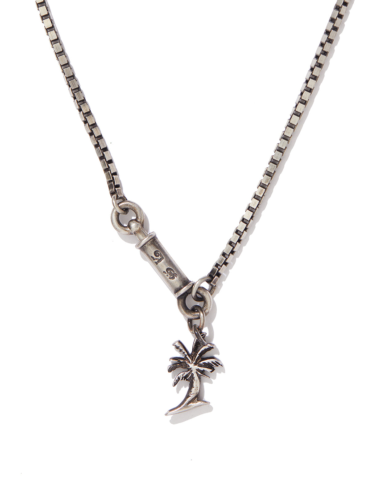 WERKSTATT:MUNCHEN Minimalist Silver Pendant Necklace for Men