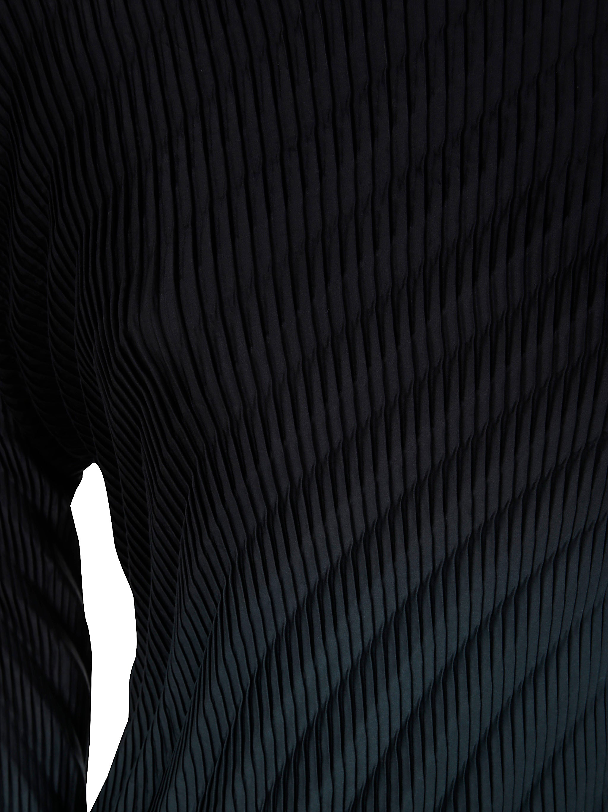 HOMME PLISSE Pleated Mini Shirt for Women