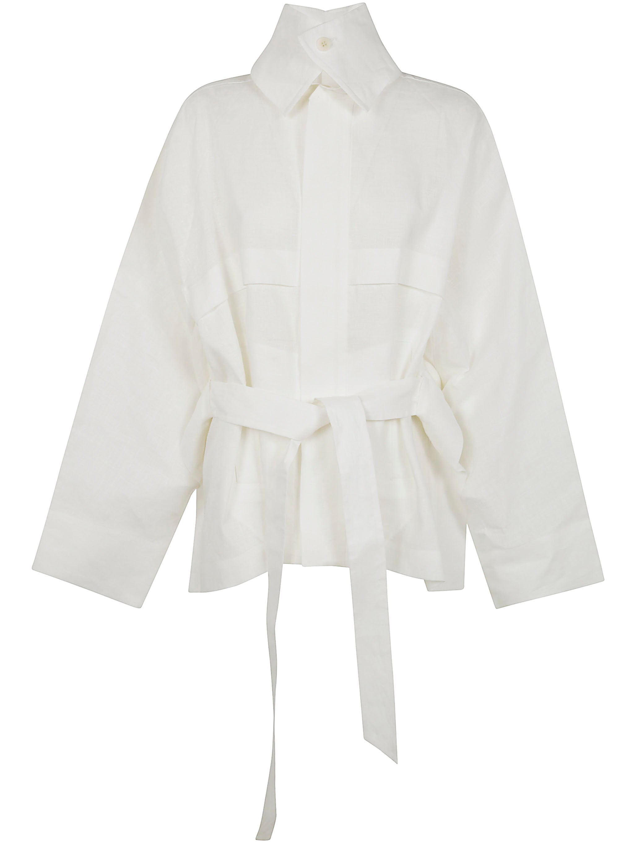 HOMME PLISSE Hempen Mini Jacket for Women