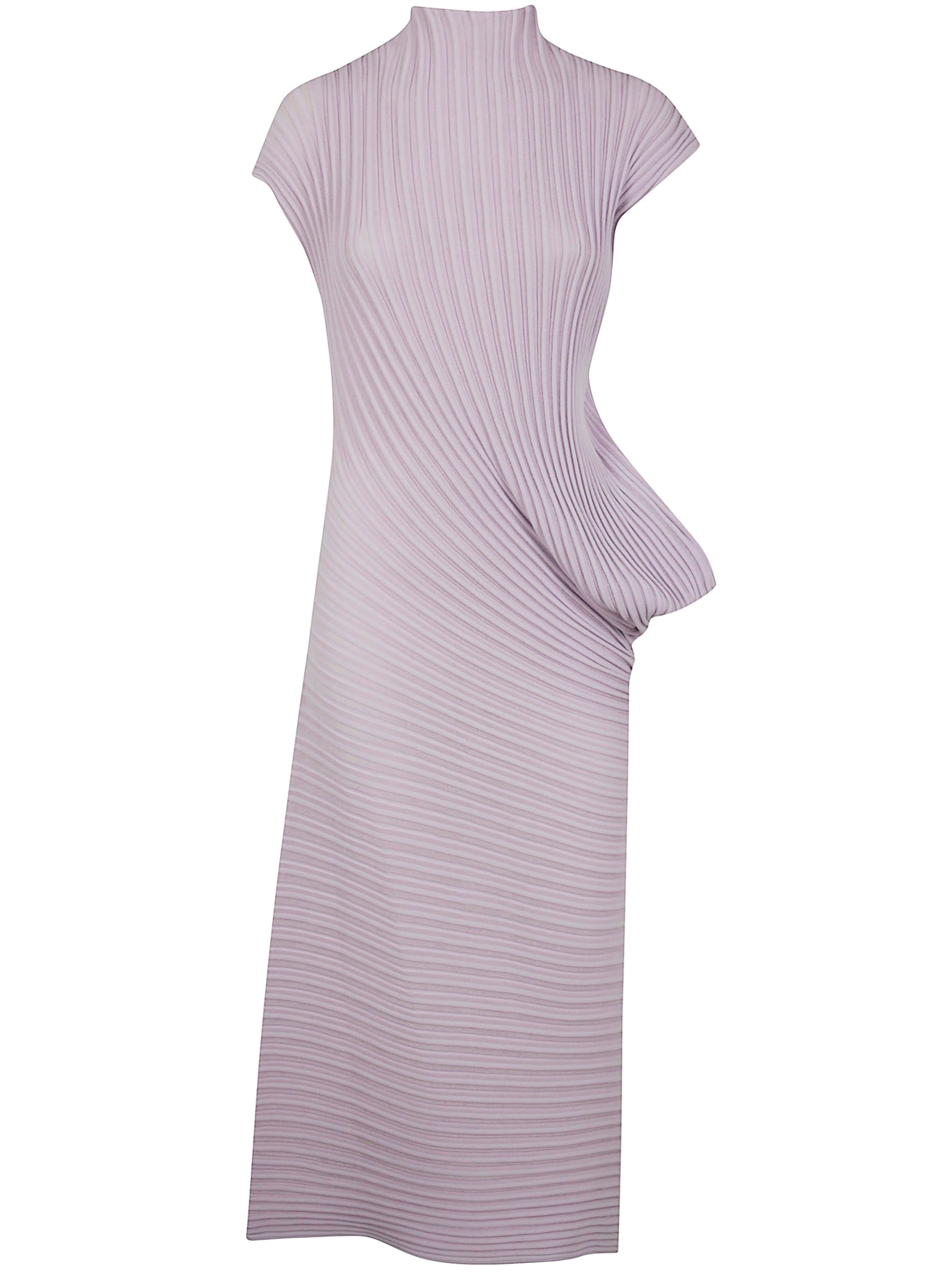 HOMME PLISSE Stream Long Dress for Women - SS25 Collection