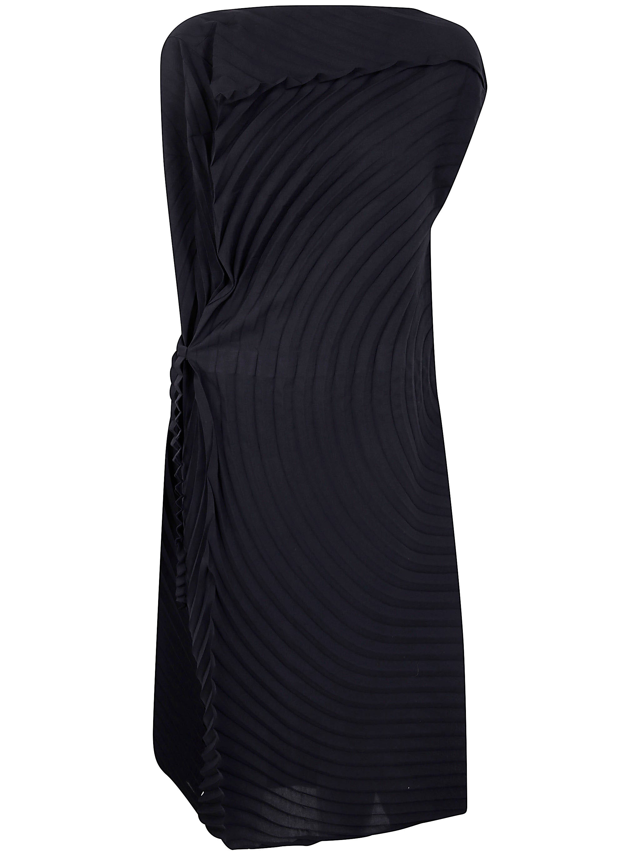 HOMME PLISSE Mini Pleated Handbag Dress