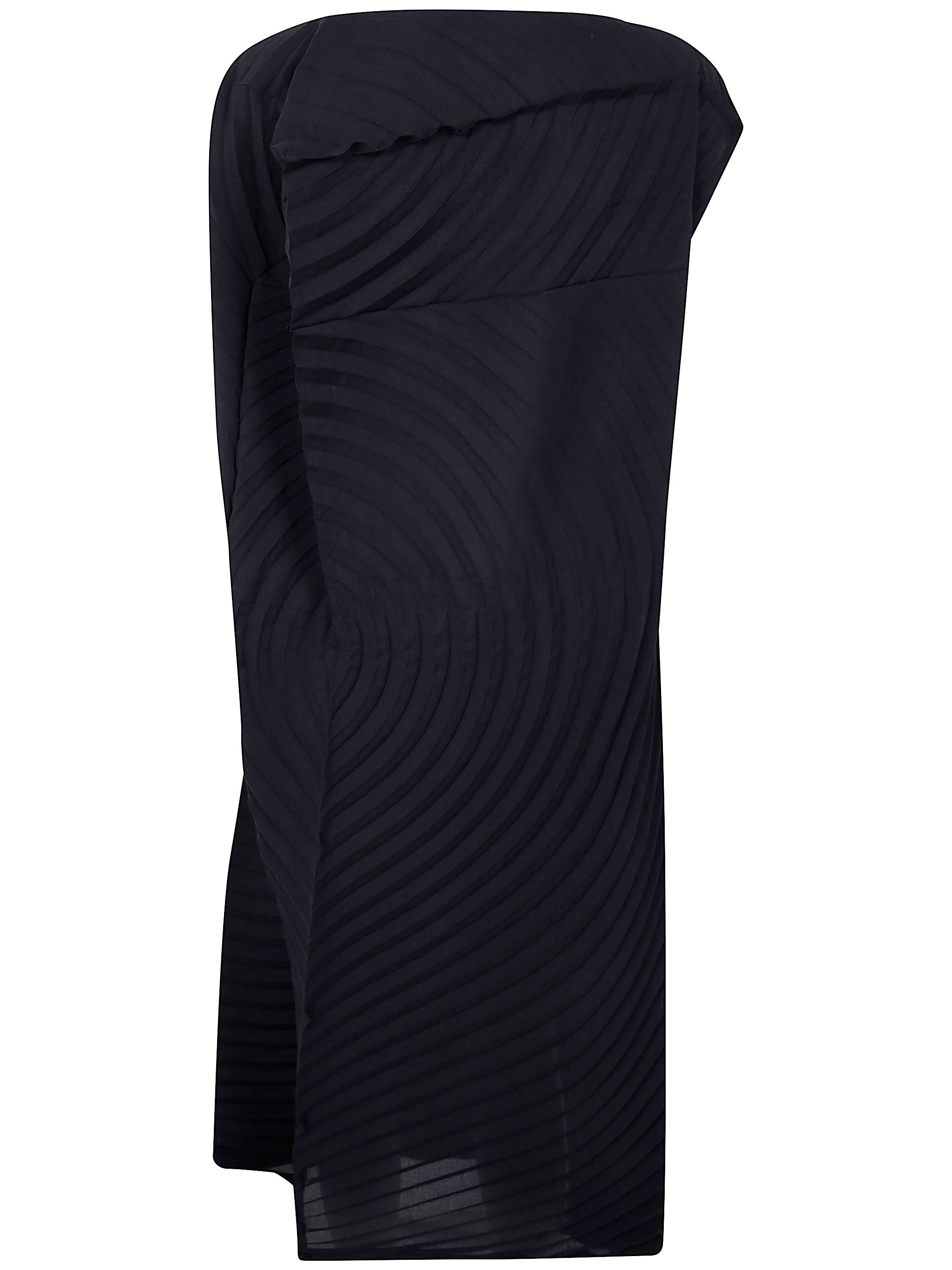 HOMME PLISSE Mini Pleated Handbag Dress