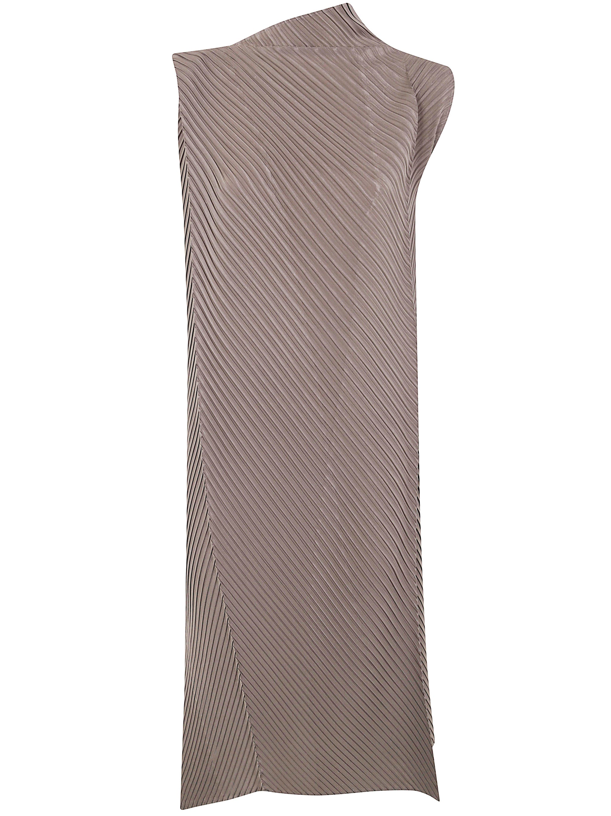 HOMME PLISSE Soft Fold Pleats Mini Dress