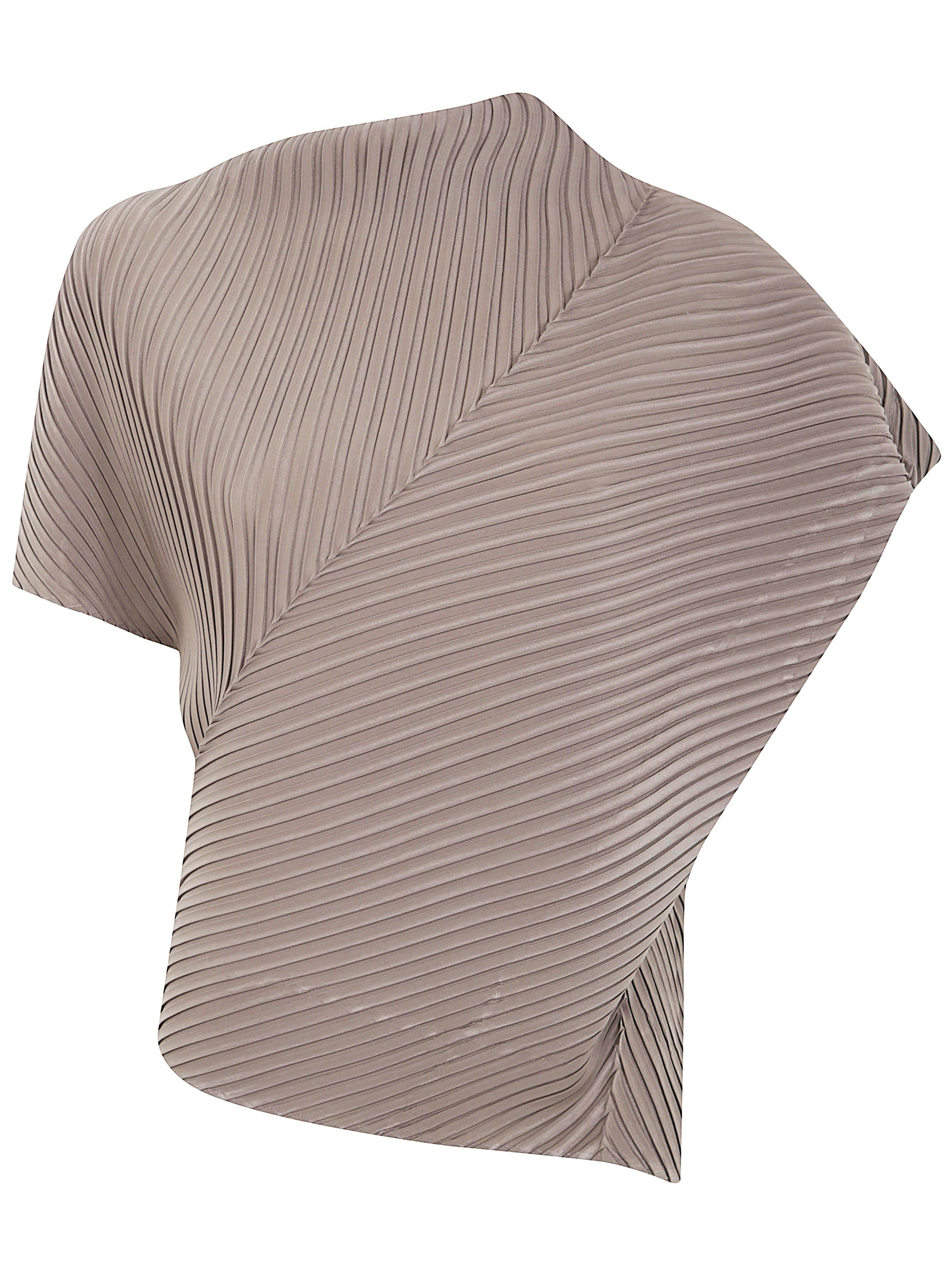 HOMME PLISSE Soft Fold Pleats Mini Shirt