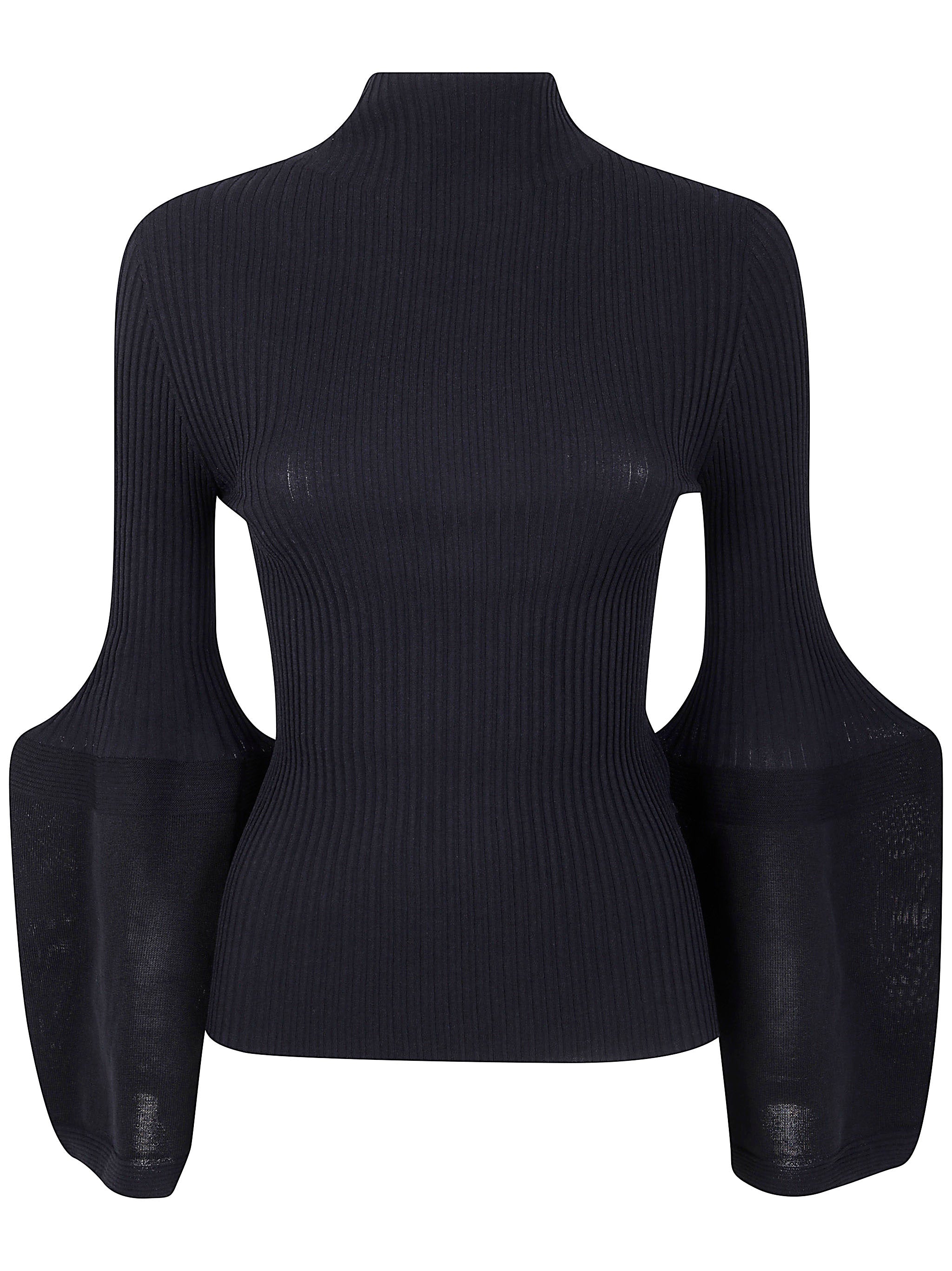 HOMME PLISSE Thin and Thick Knit Mini Top for Women