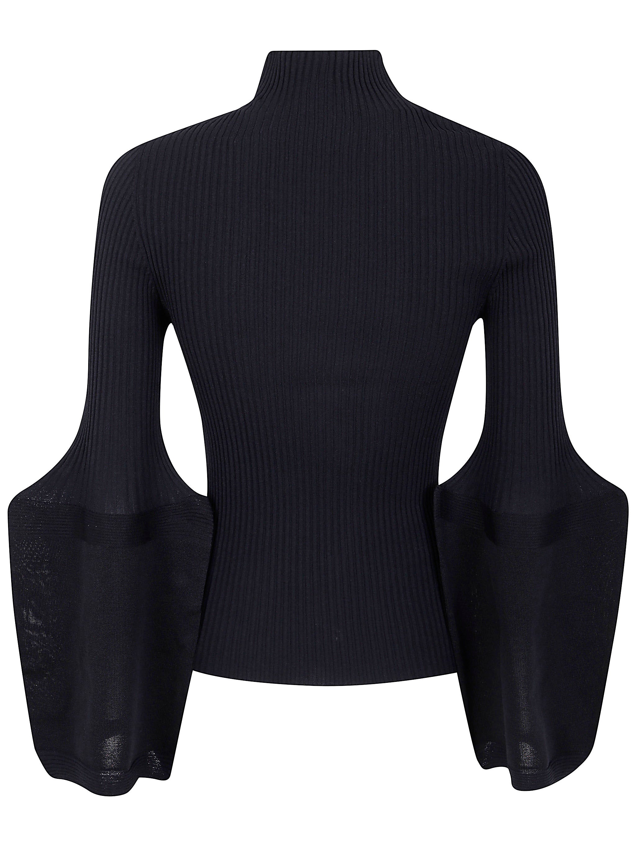 HOMME PLISSE Thin and Thick Knit Mini Top for Women