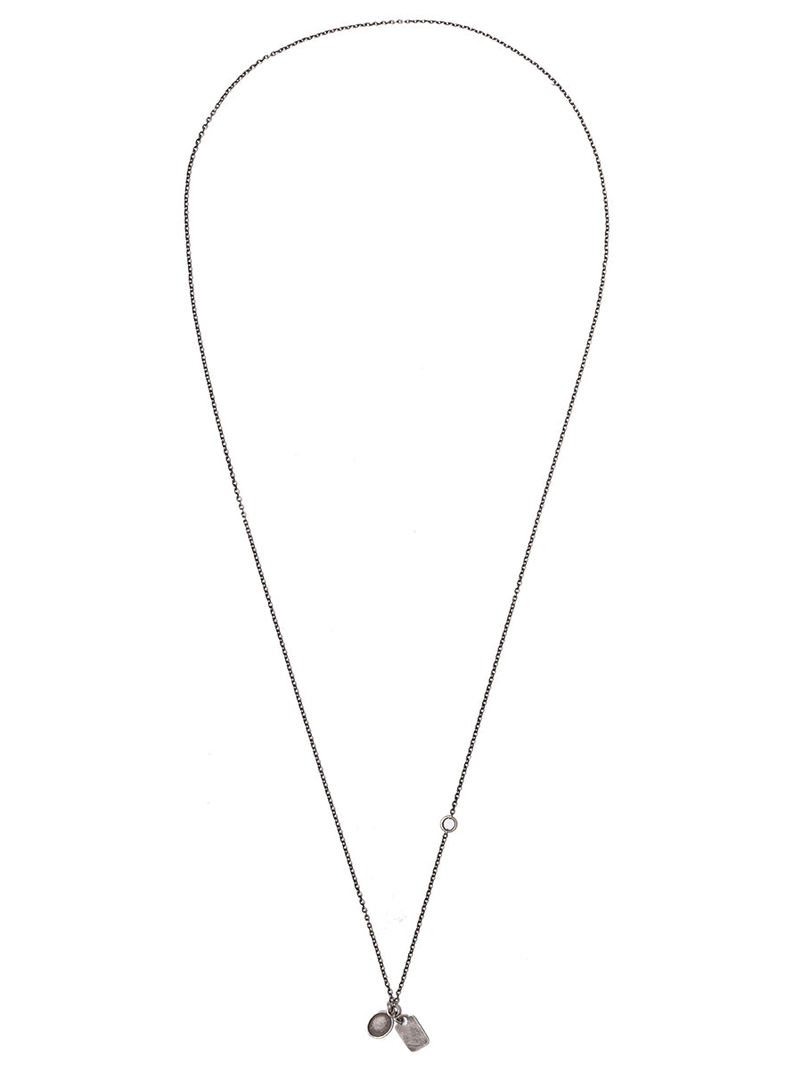 WERKSTATT:MUNCHEN Mini Two Tags Men's Necklace