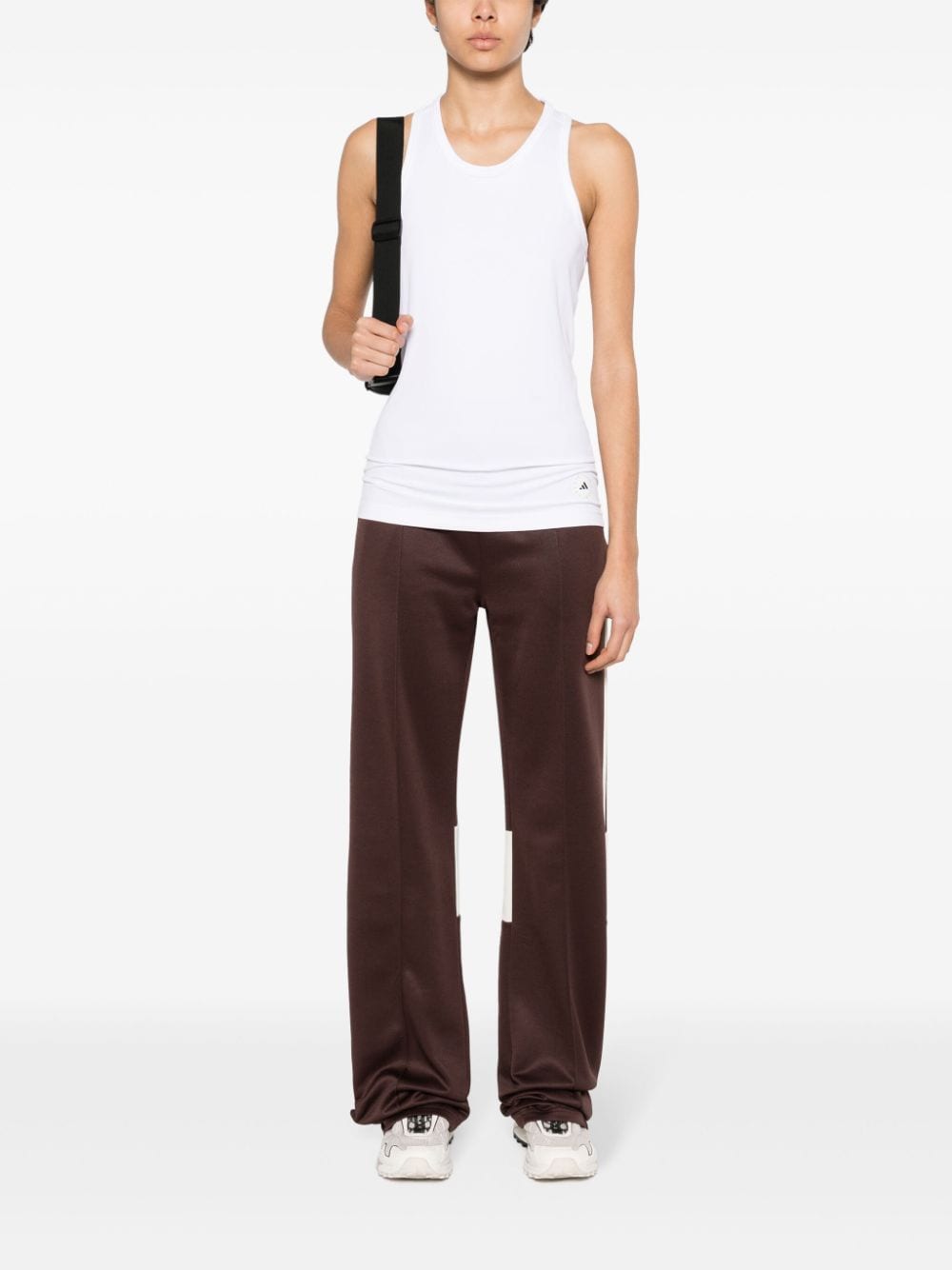 ADIDAS BY STELLA MCCARTNEY Ribbed Crew Neck Sleeveless Tank Top