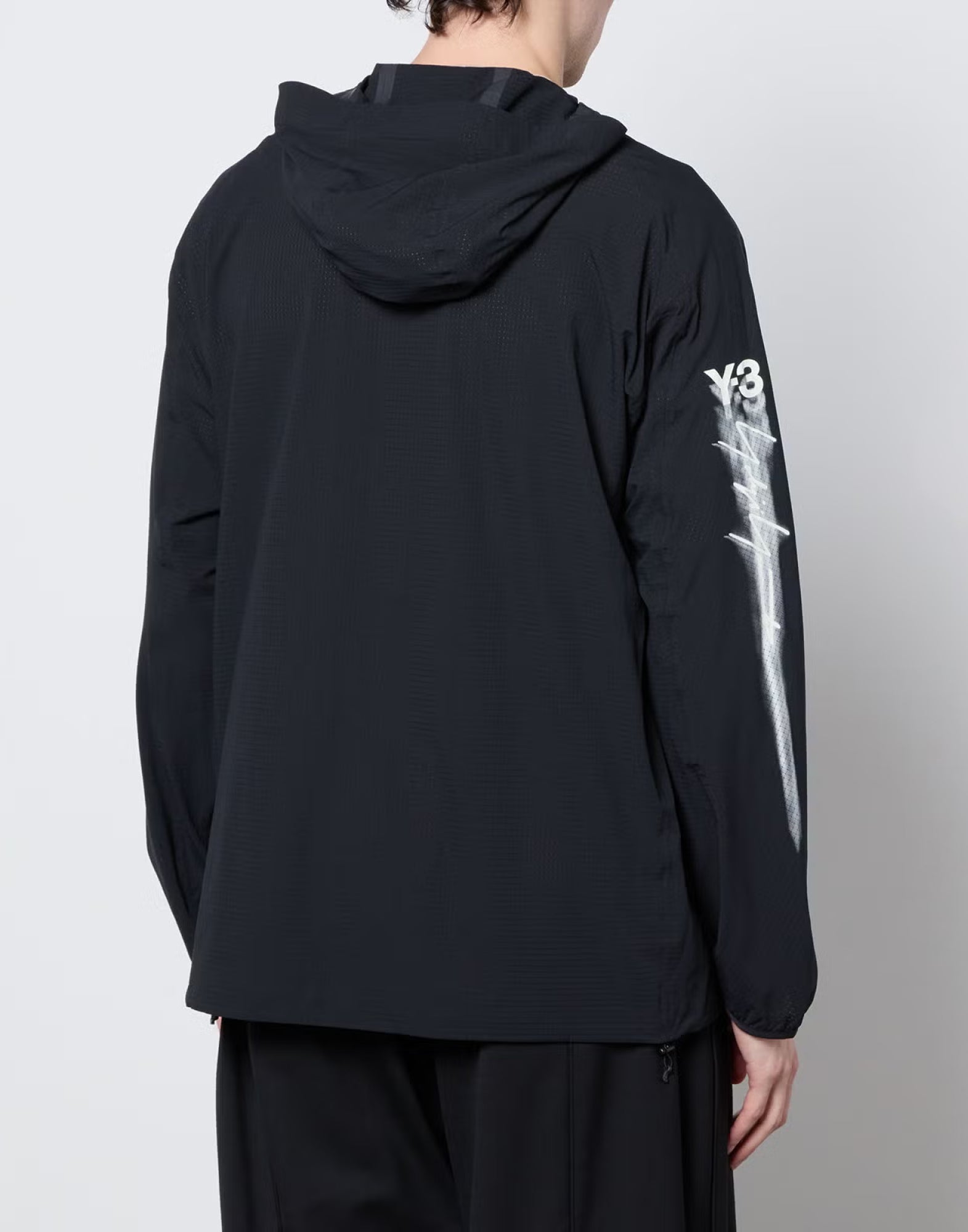 Y-3 Men's Running Logo Ripstop Hooded Jacket
