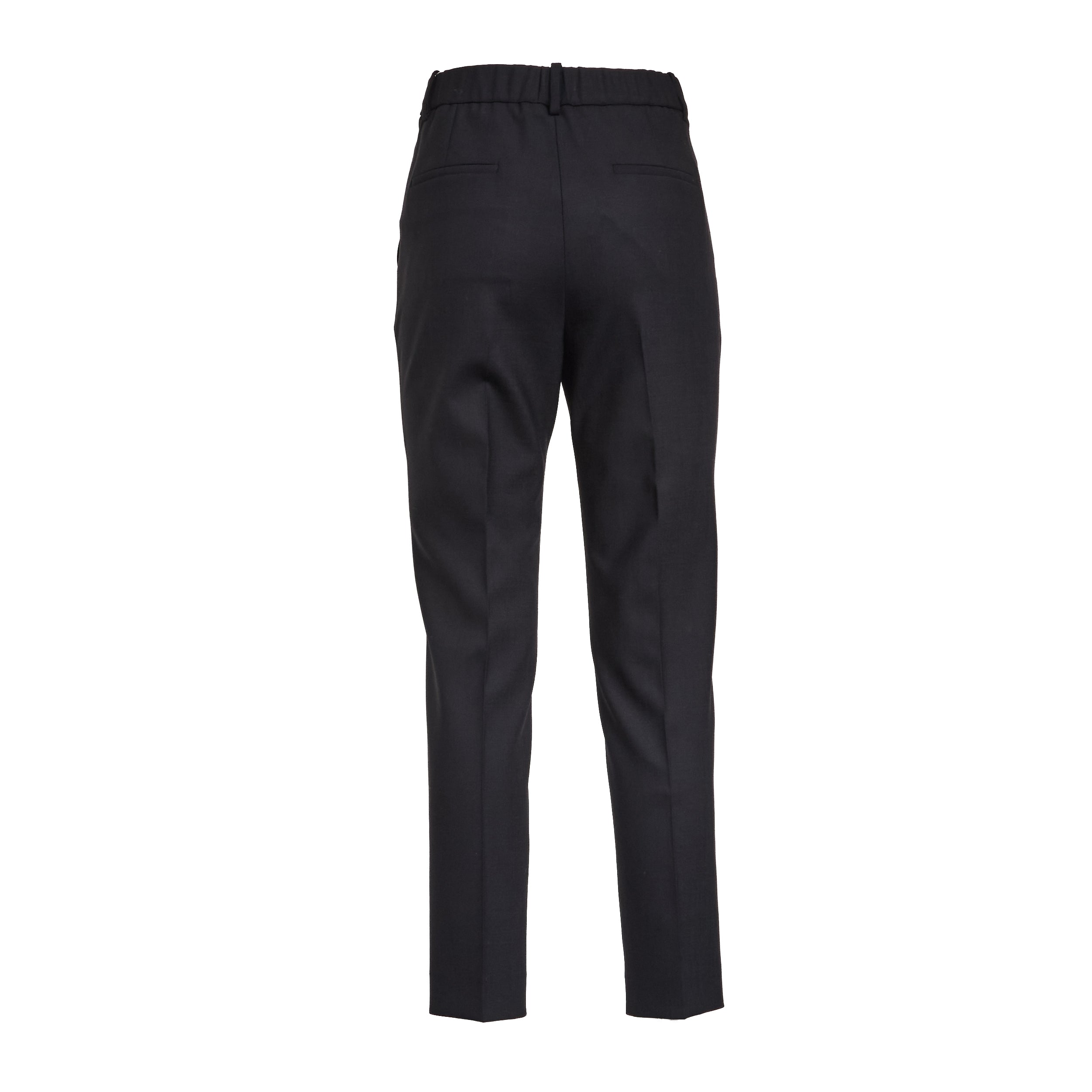 INCOTEX Galene Women's Trousers - Straight Cut with Elastic Waist