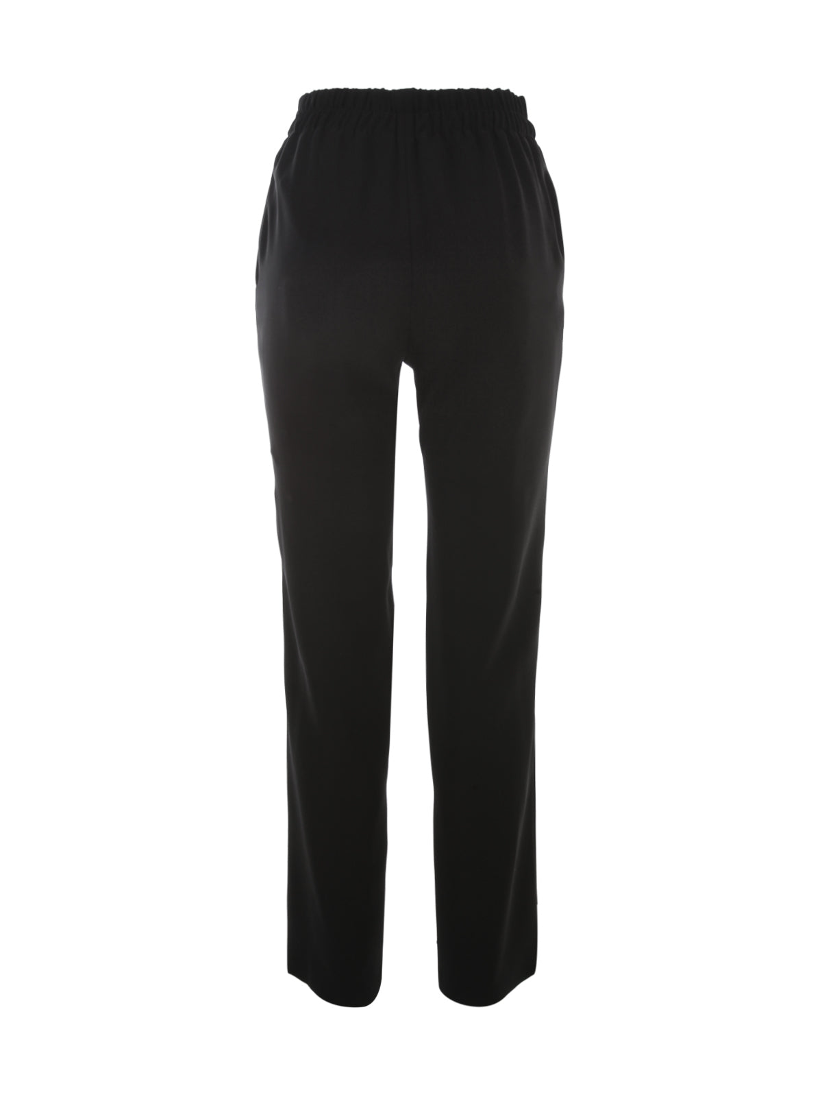 EMPORIO ARMANI Elastic Waisted Trousers with Satin Details