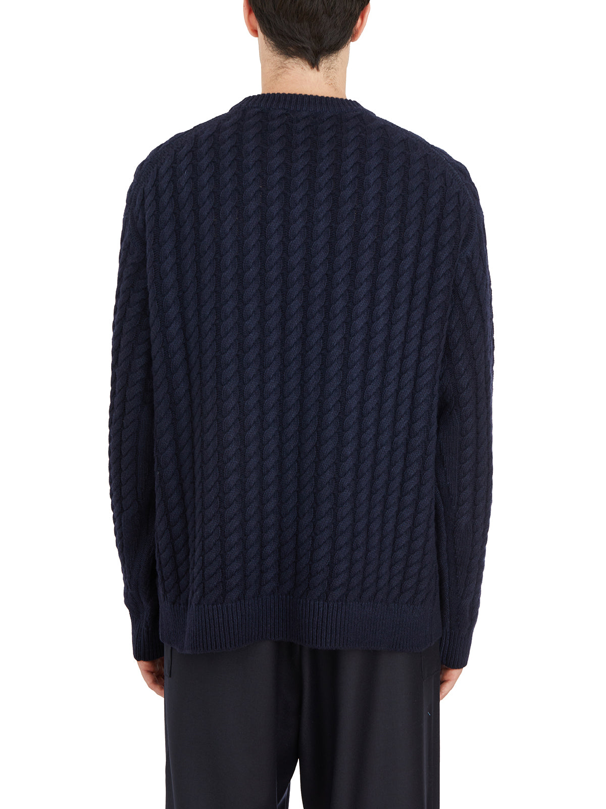 BARENA Cable Knit Crewneck Pullover - Size M