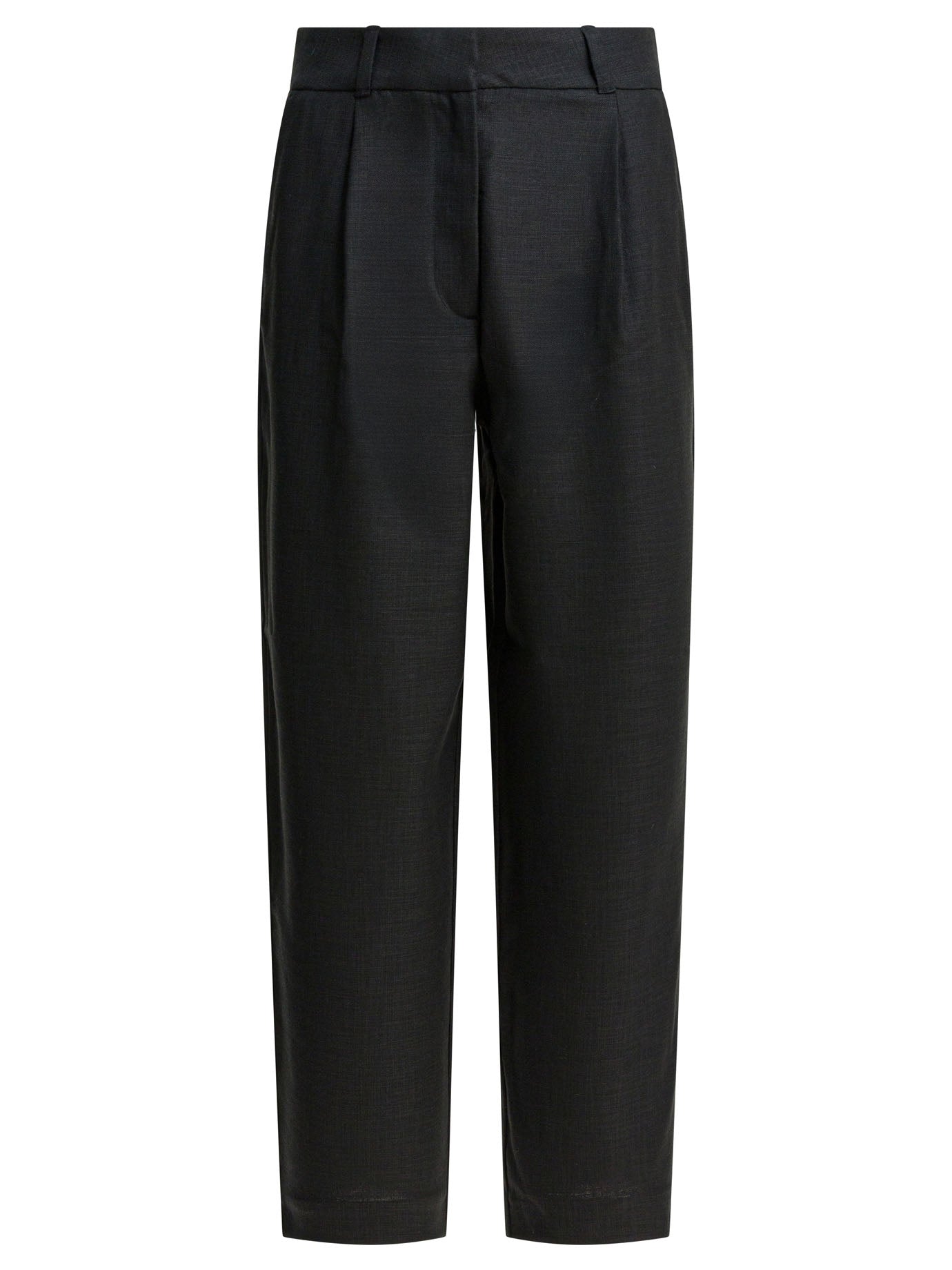 IVY OAK High-Waisted Wool-Viscose Trousers for Women