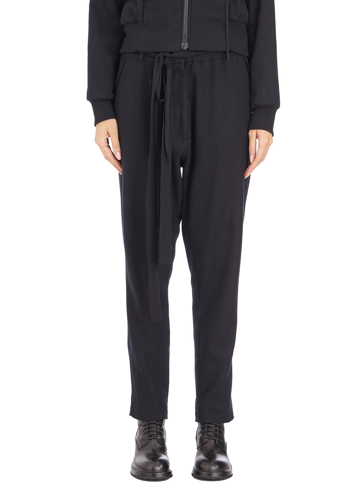 STUDIO B3 Flannel Ankle-Length Trousers - Size S