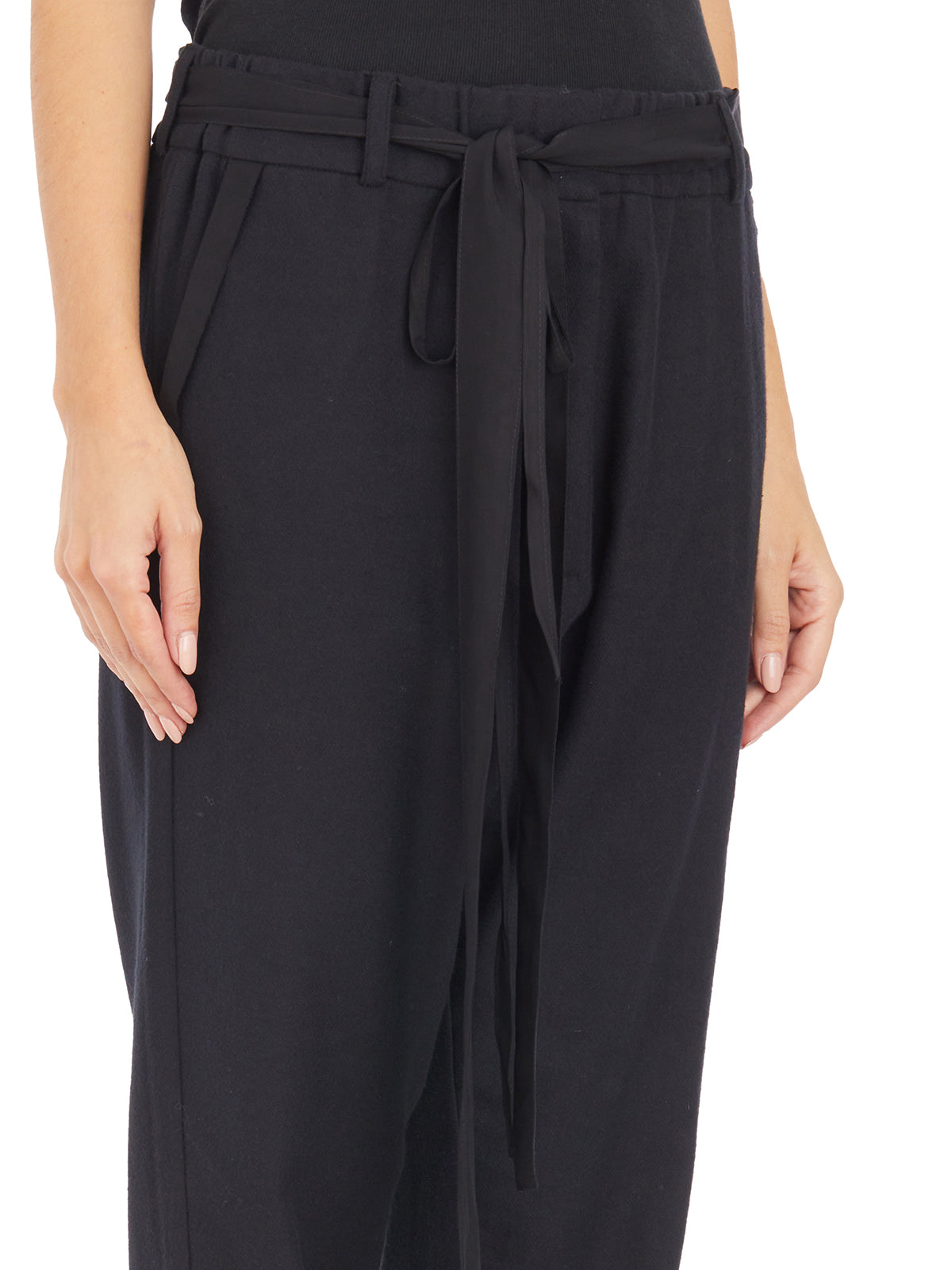 STUDIO B3 Flannel Ankle-Length Trousers - Size S