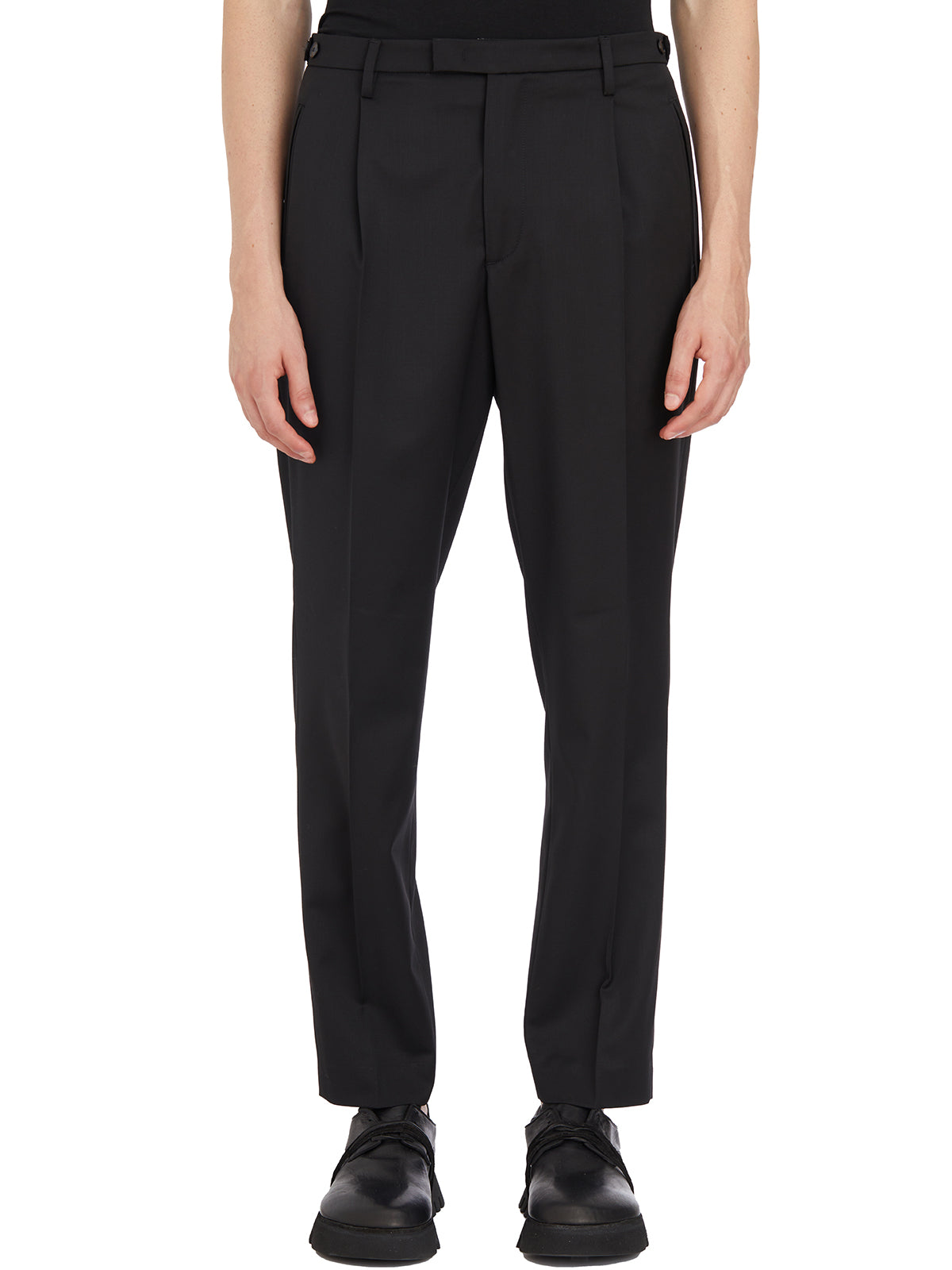 BARENA Slim-Fit Ankle Length Trousers for Men