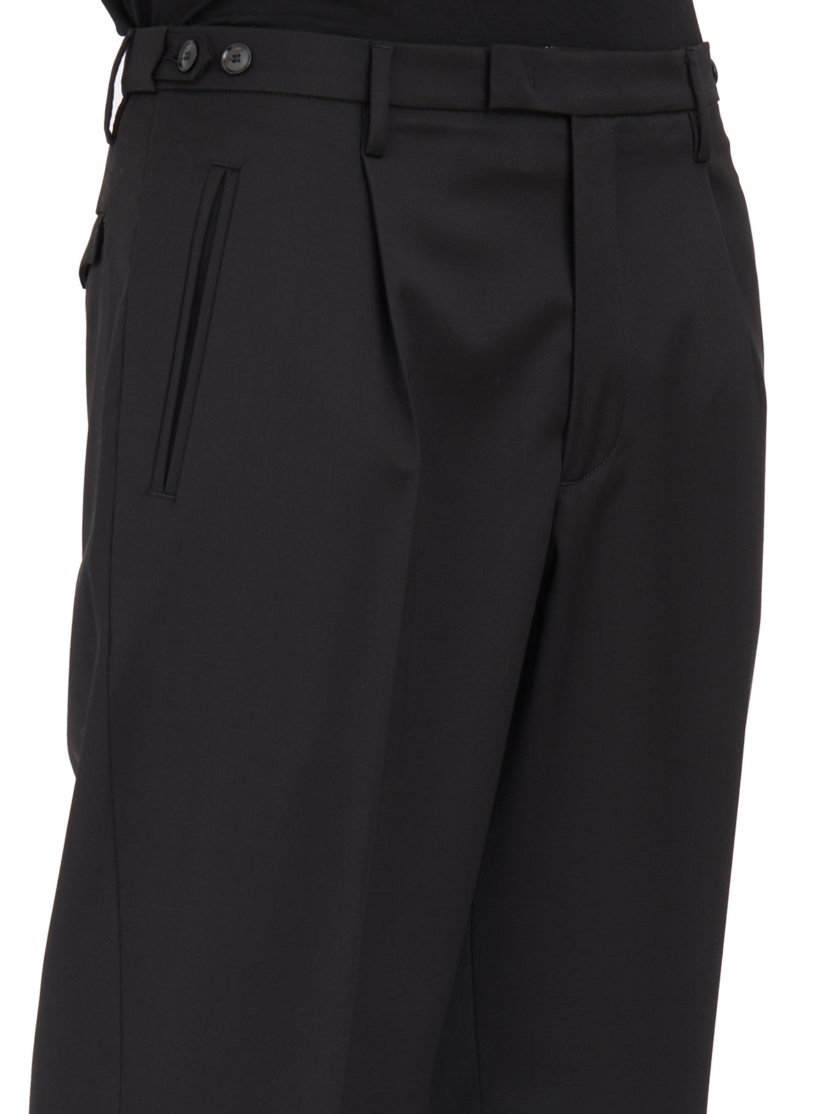 BARENA Slim-Fit Ankle Length Trousers for Men