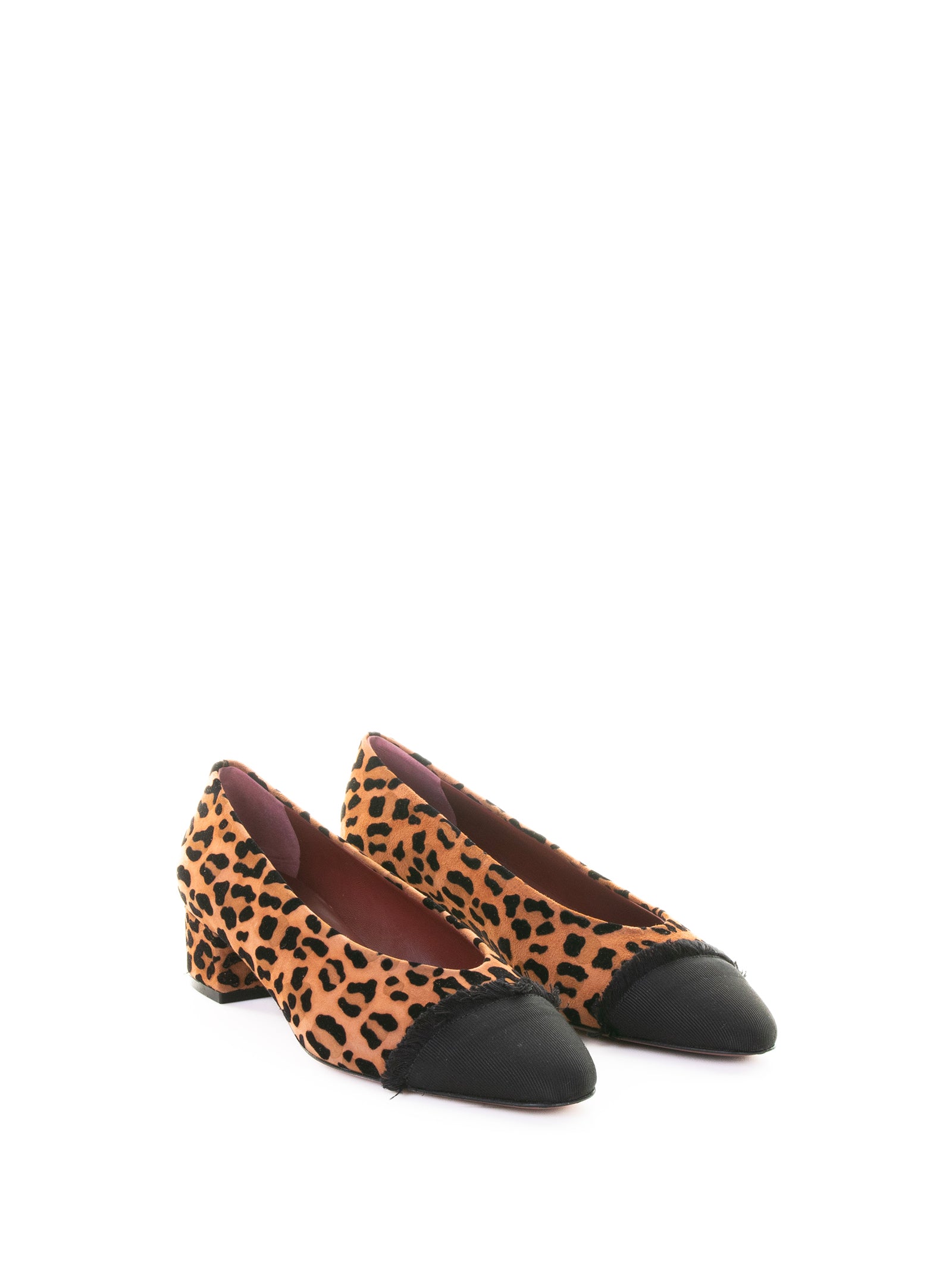 ROBERTO FESTA Leopard Suede Pumps