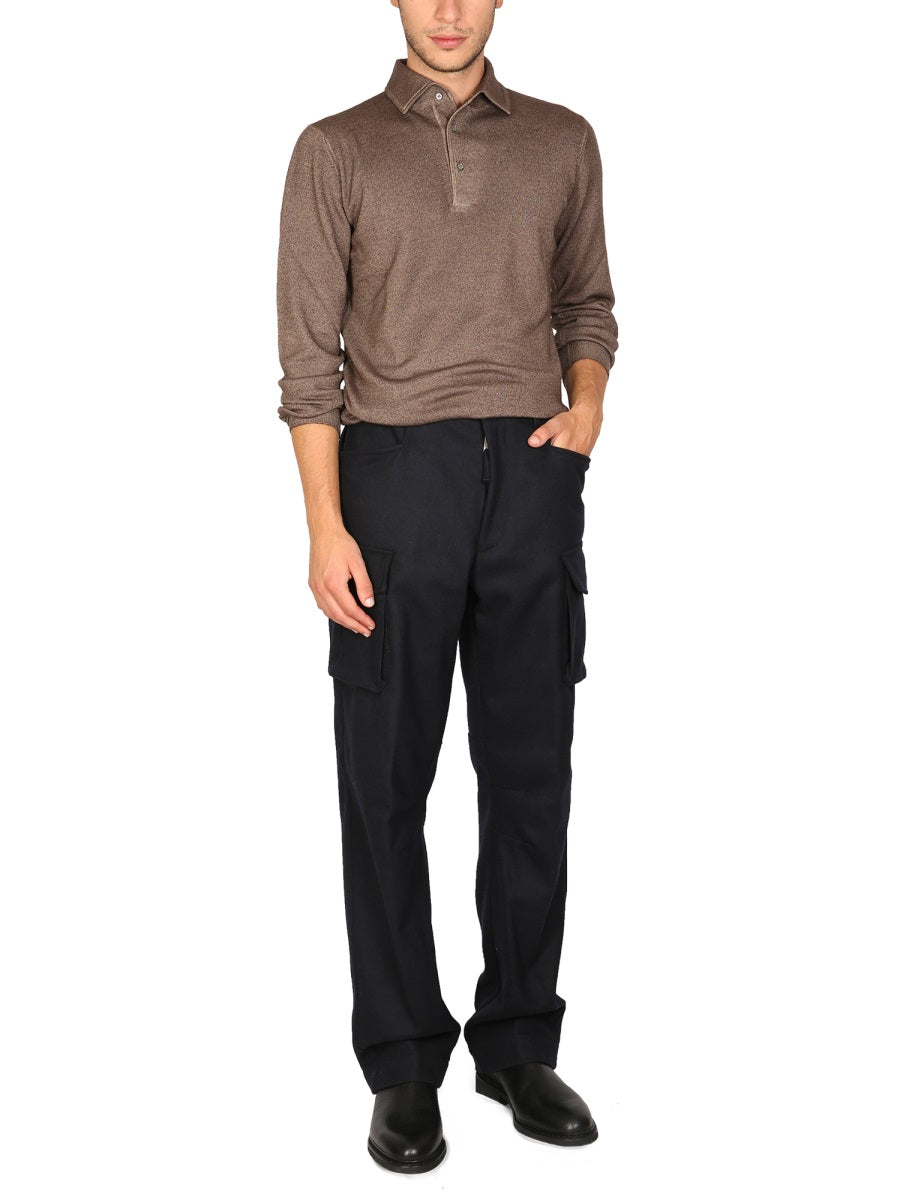 LARDINI Classic Cargo Pants for Men - Fall/Winter 2025