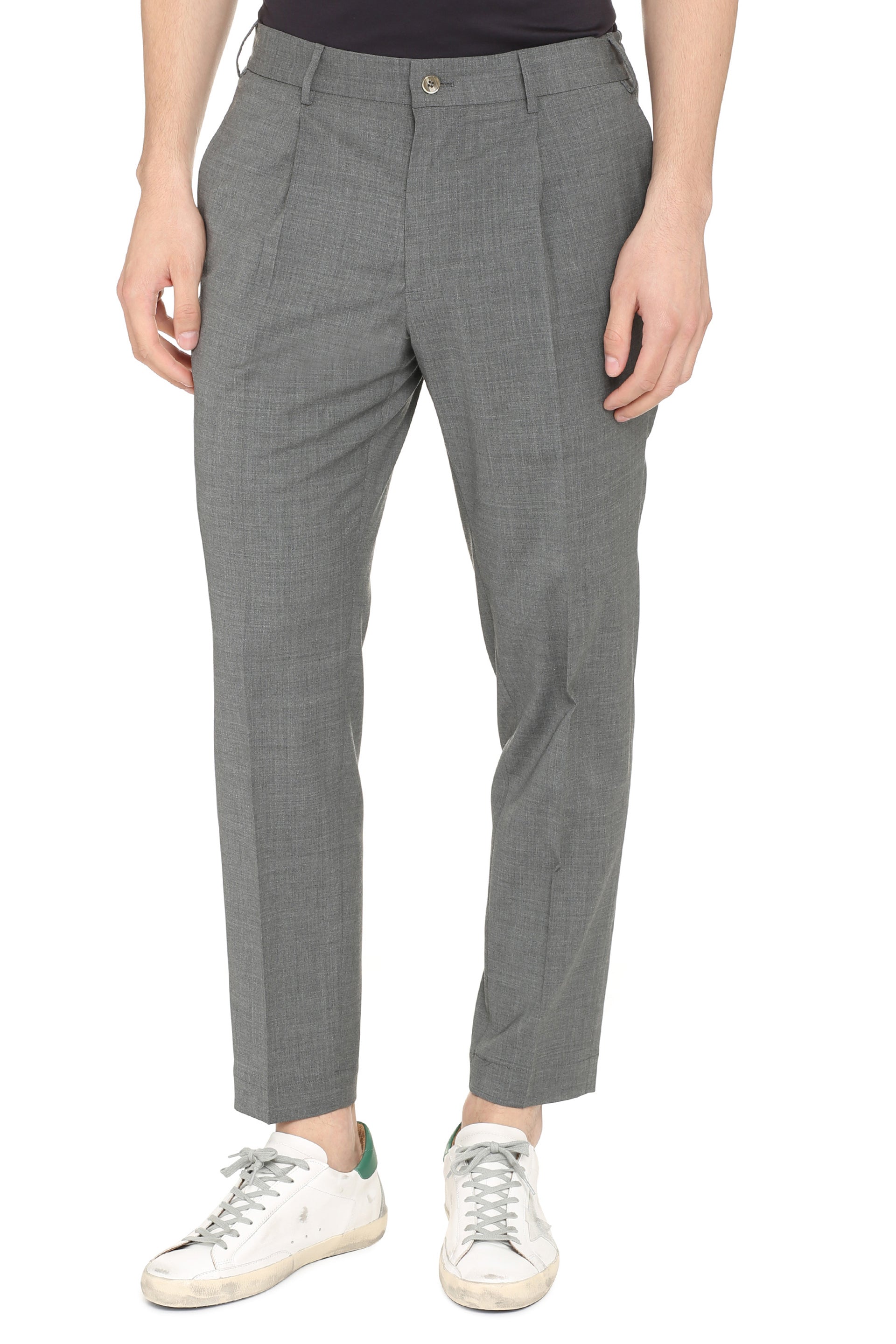 THE (ALPHABET) Tailored Wool Blend Trousers