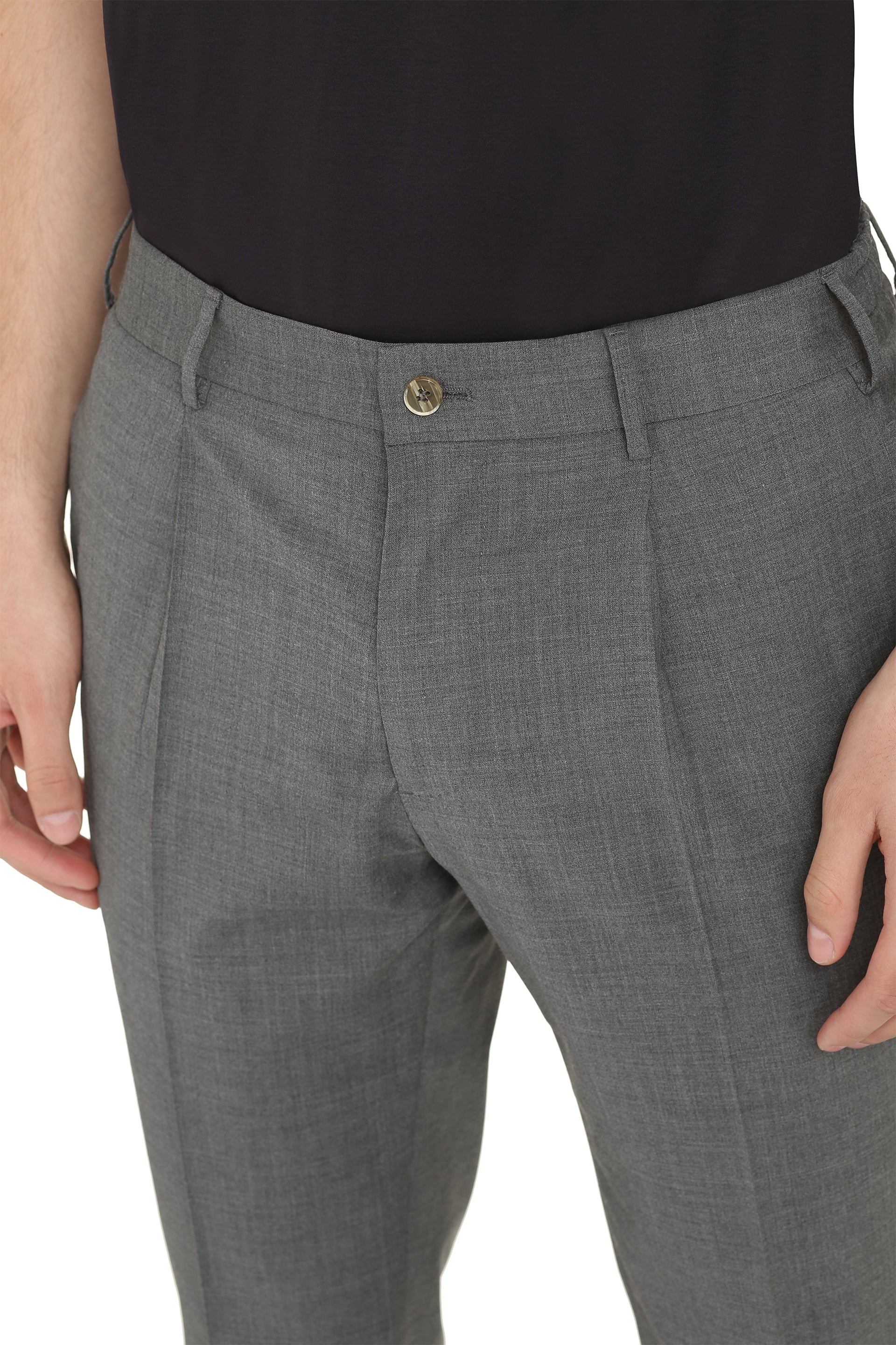 THE (ALPHABET) Tailored Wool Blend Trousers