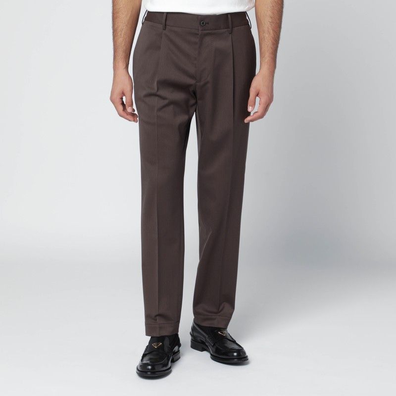 SANTANIELLO Wool-Blend Trousers for Men