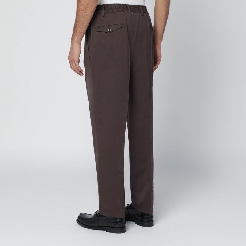 SANTANIELLO Wool-Blend Trousers for Men