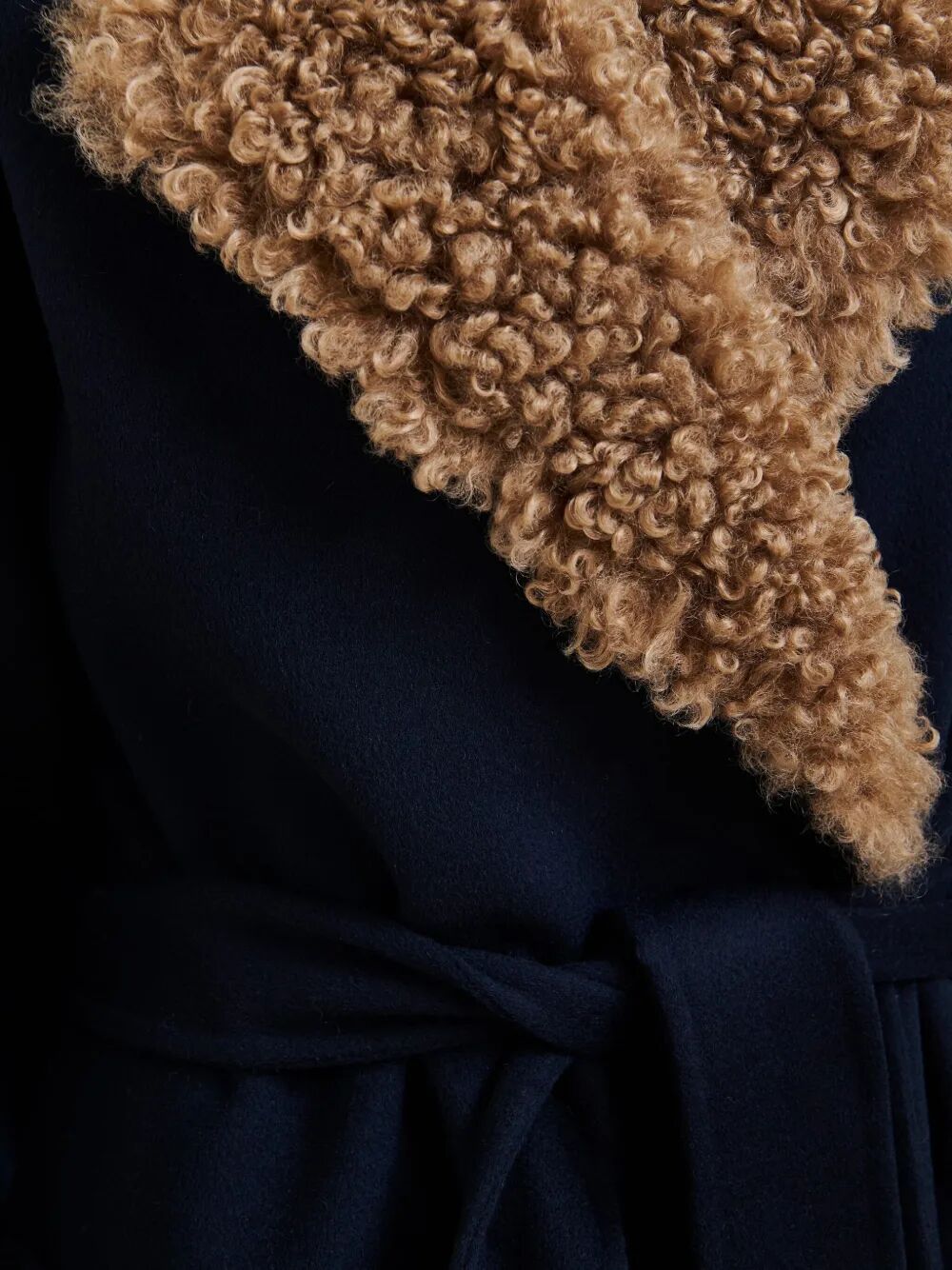 ESSENTIEL ANTWERP Faux Fur Collar Jacket