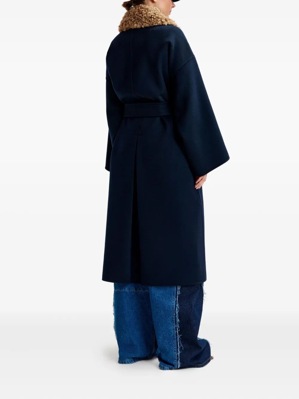 ESSENTIEL ANTWERP Faux Fur Collar Jacket