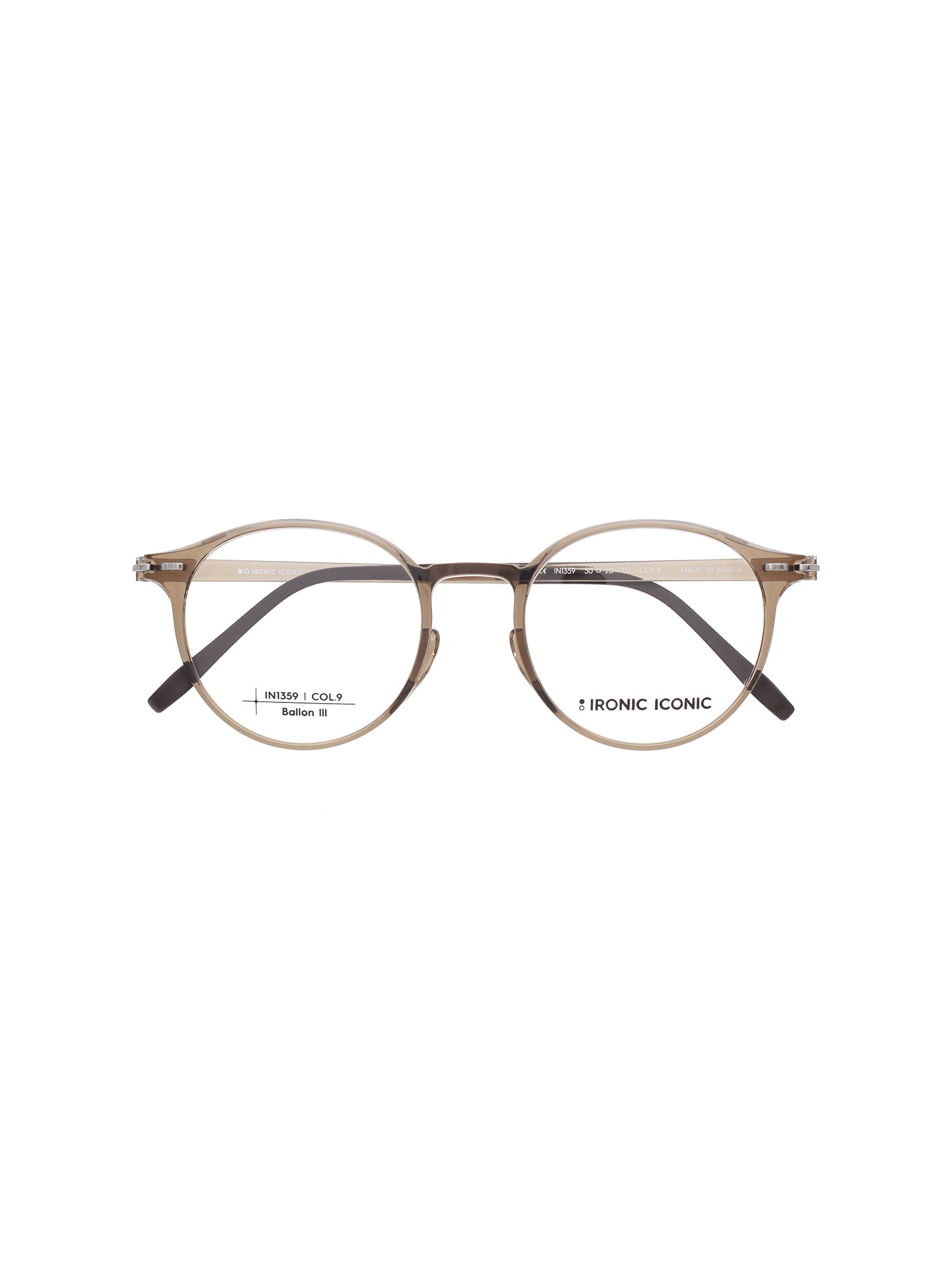 IRONIC ICONIC Bold Fashion Statement Optical Frames - 151mm Temple Size