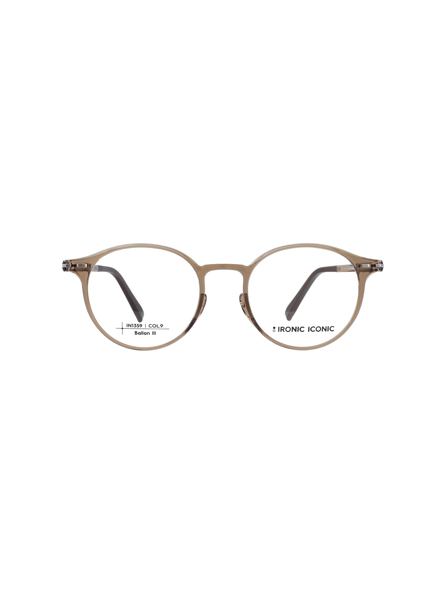 IRONIC ICONIC Bold Fashion Statement Optical Frames - 151mm Temple Size