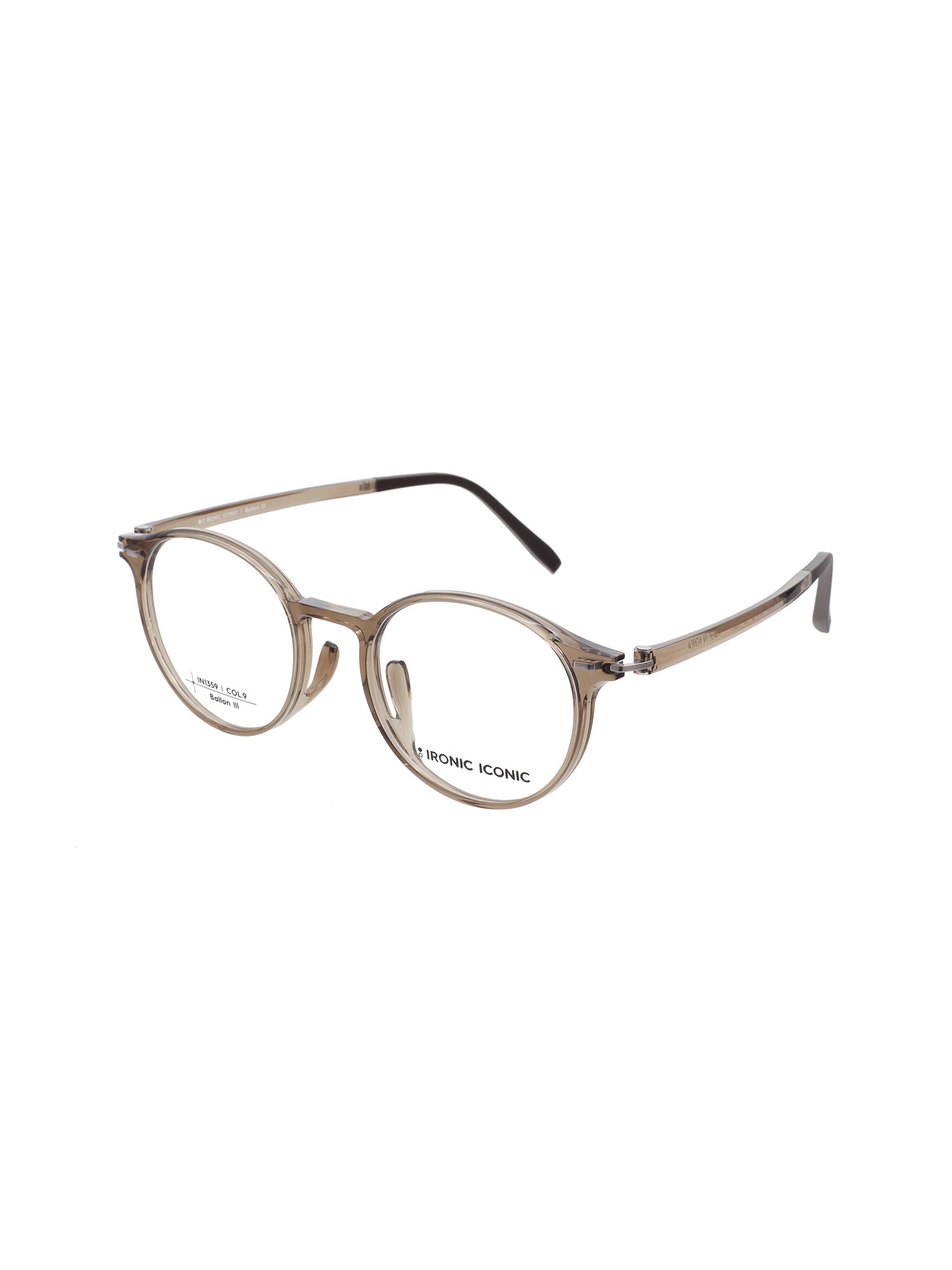 IRONIC ICONIC Bold Fashion Statement Optical Frames - 151mm Temple Size