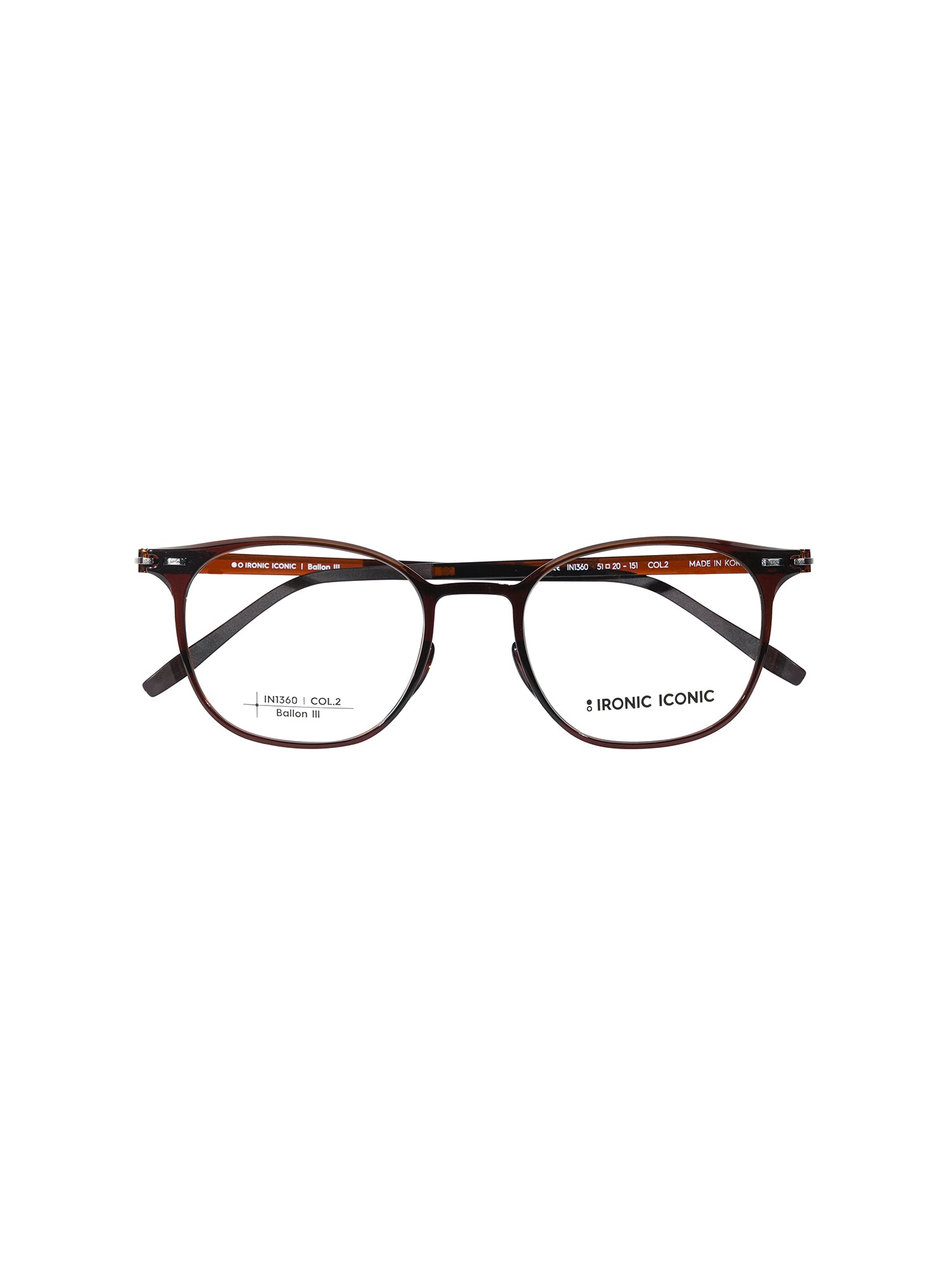 IRONIC ICONIC Sleek Optical Frames - 151mm Temple Size